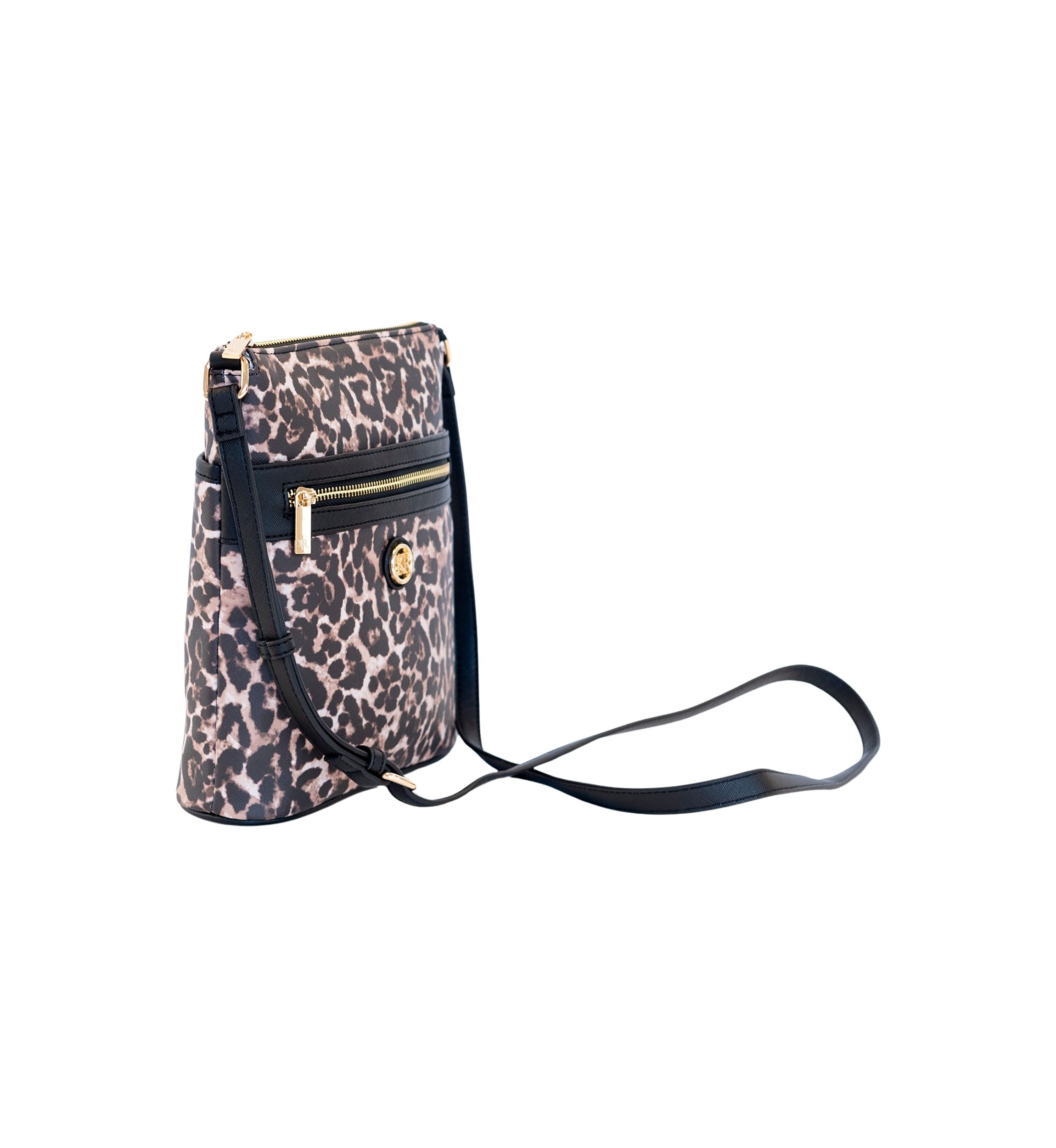  Saffiano Leopard Crossbody 