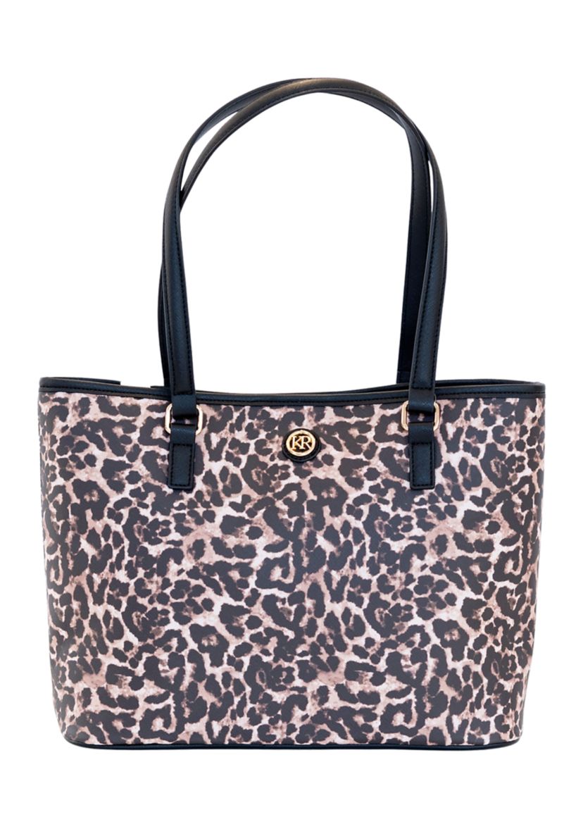   Saffiano Leopard Crossbody 
