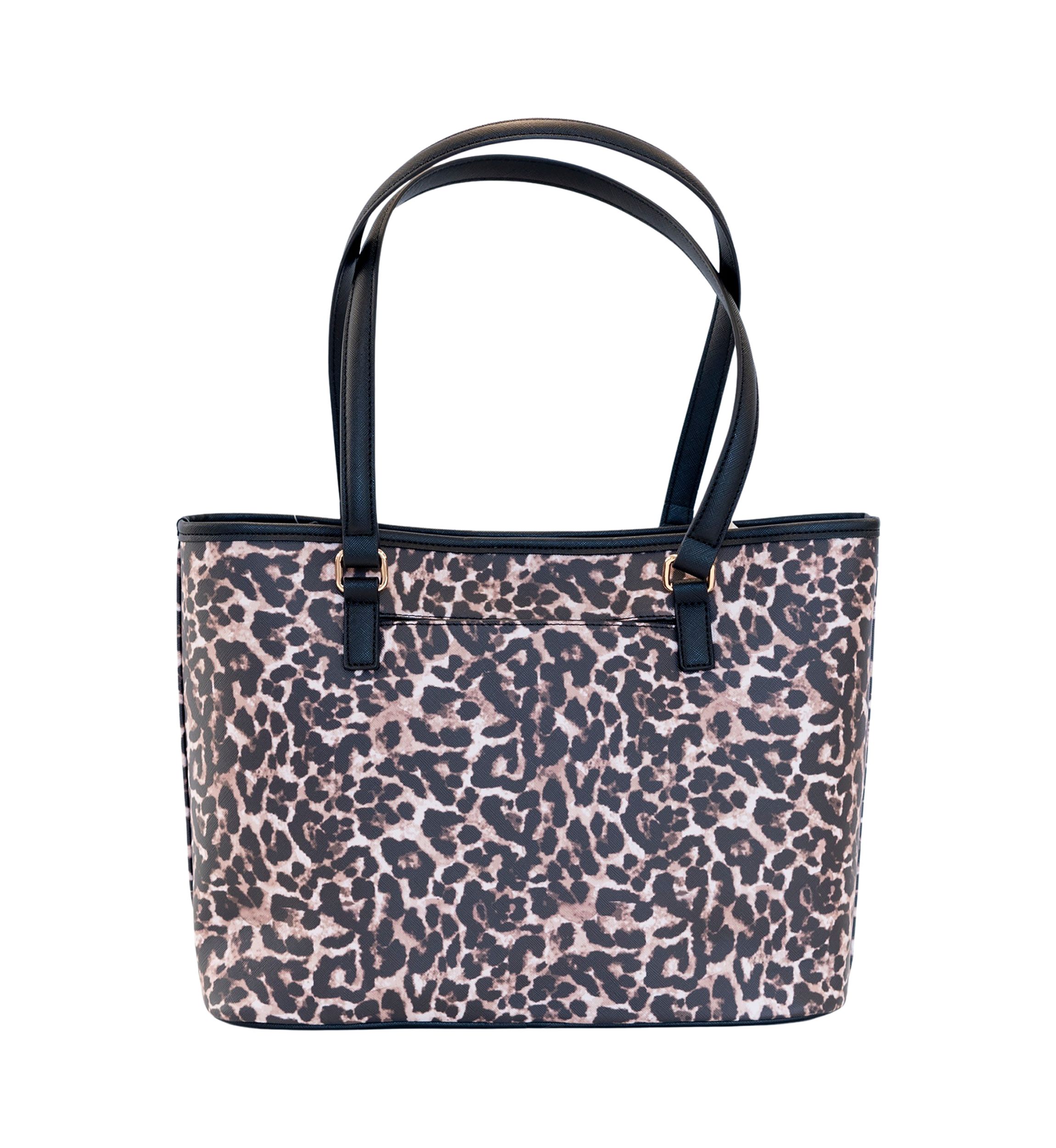   Saffiano Leopard Crossbody 