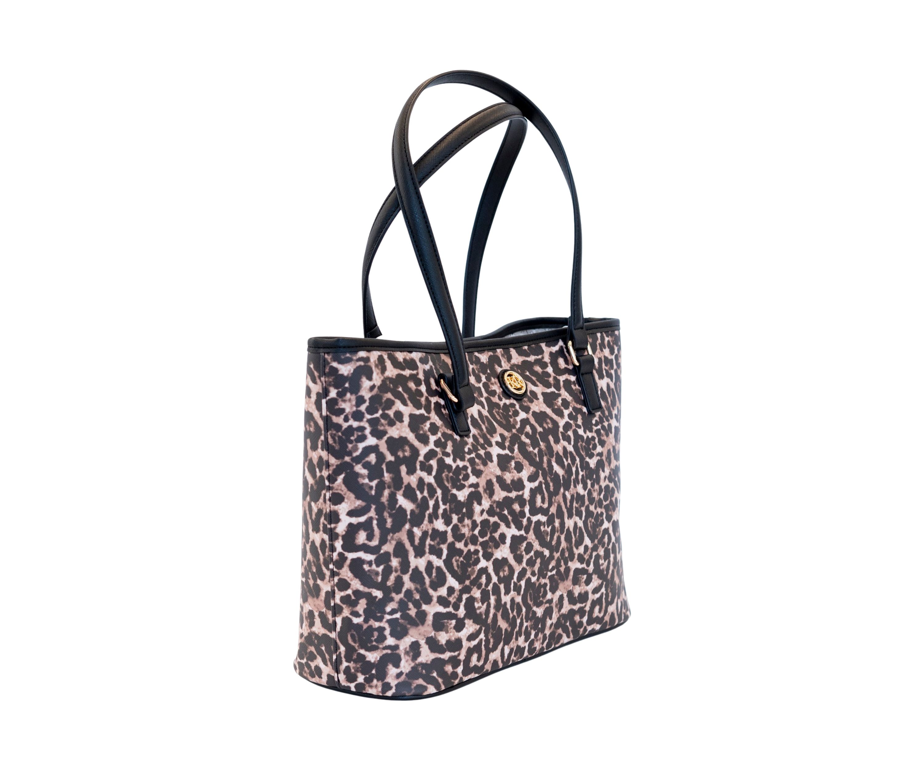   Saffiano Leopard Crossbody 