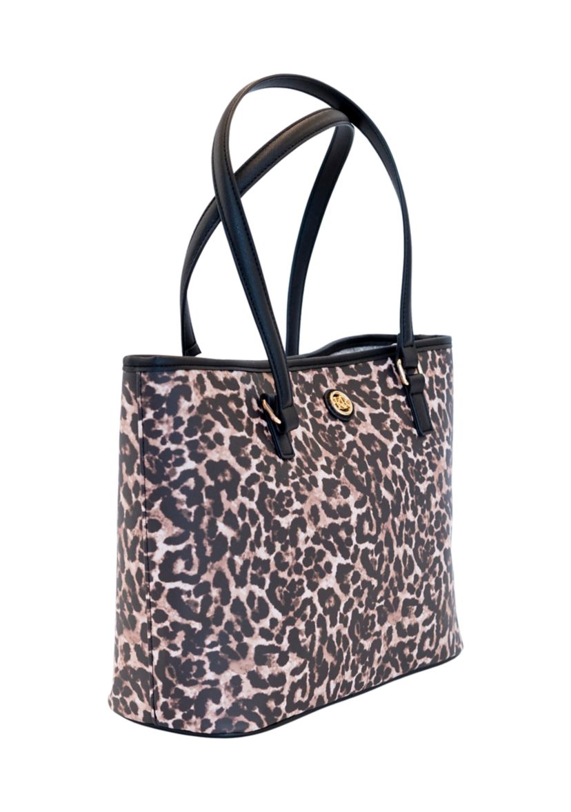   Saffiano Leopard Crossbody 