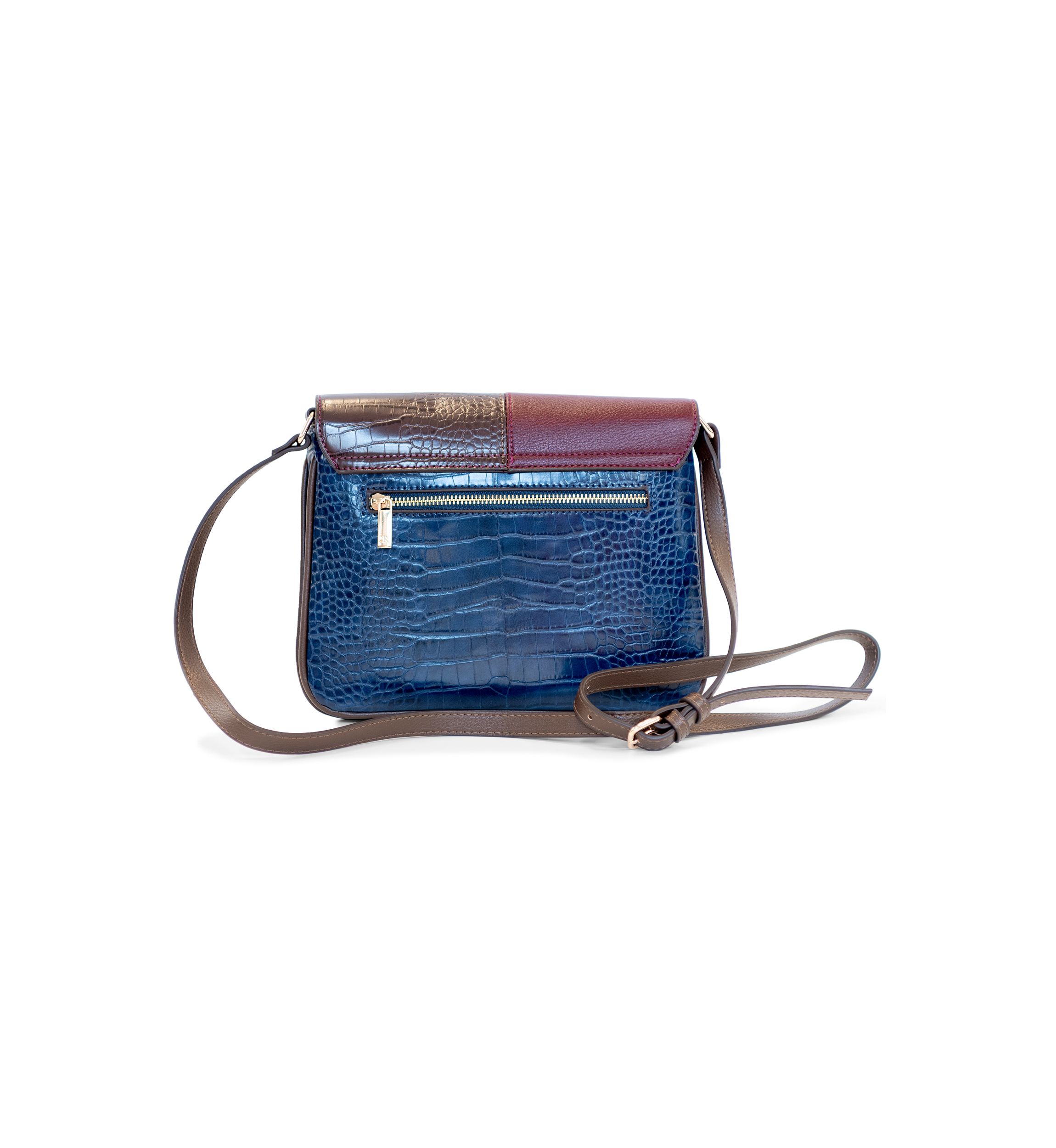 Mixed Media Crossbody Bag