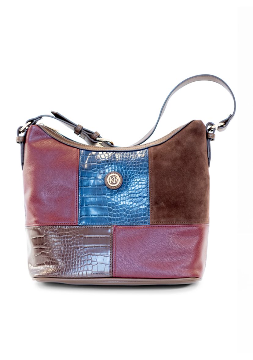 Mixed Media Hobo Bag