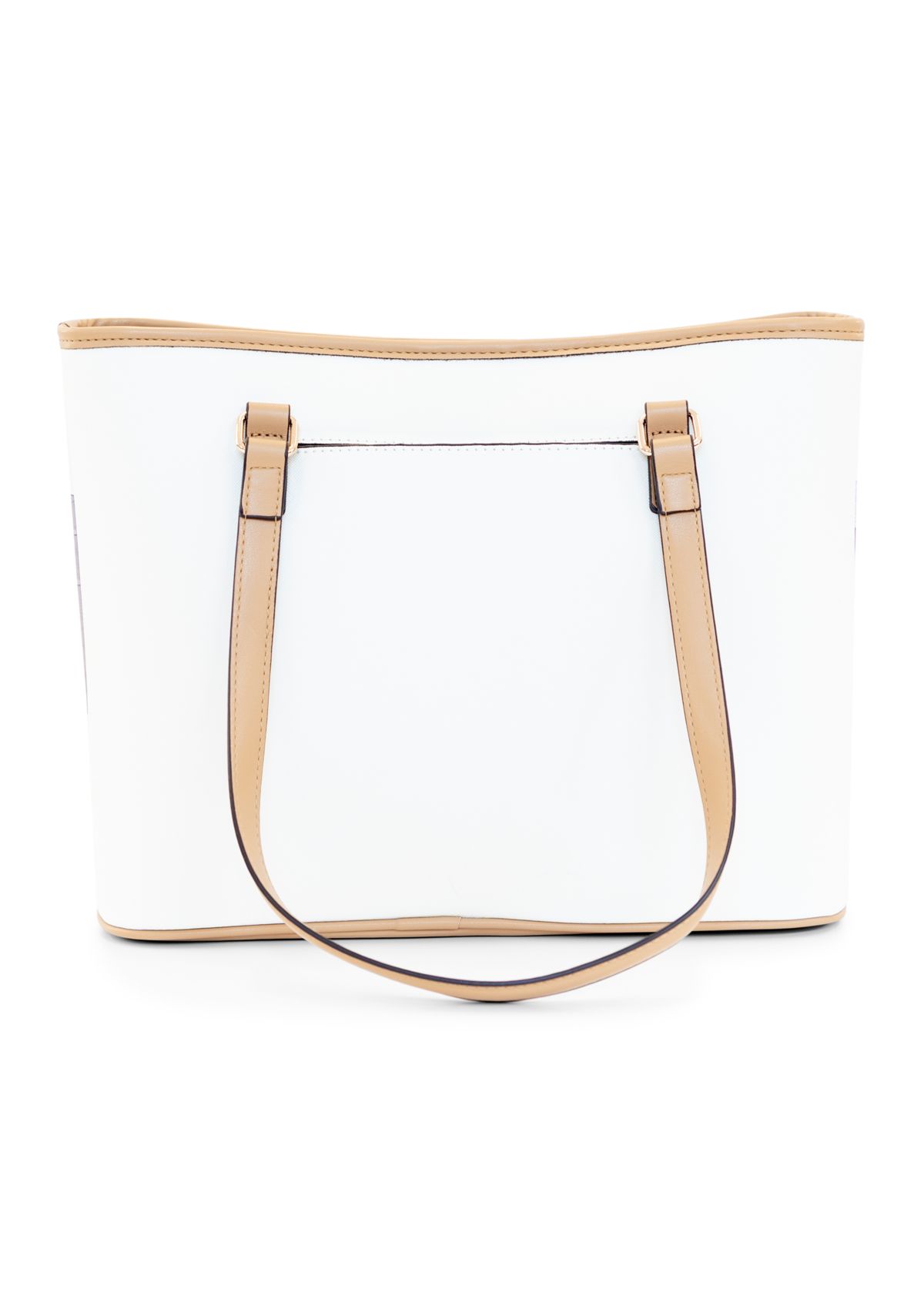   Christmas Motif Saffiano Tote