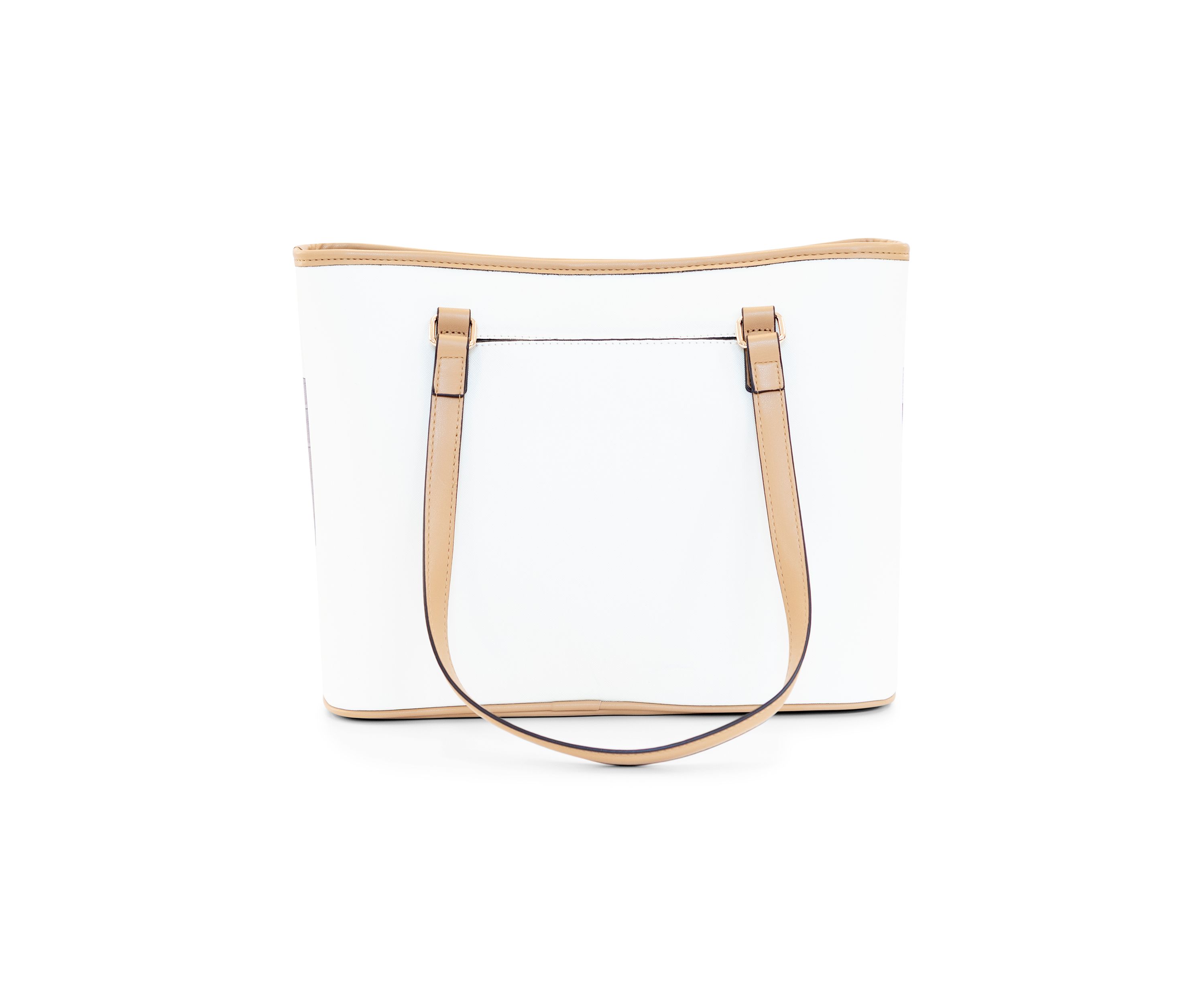   Christmas Motif Saffiano Tote