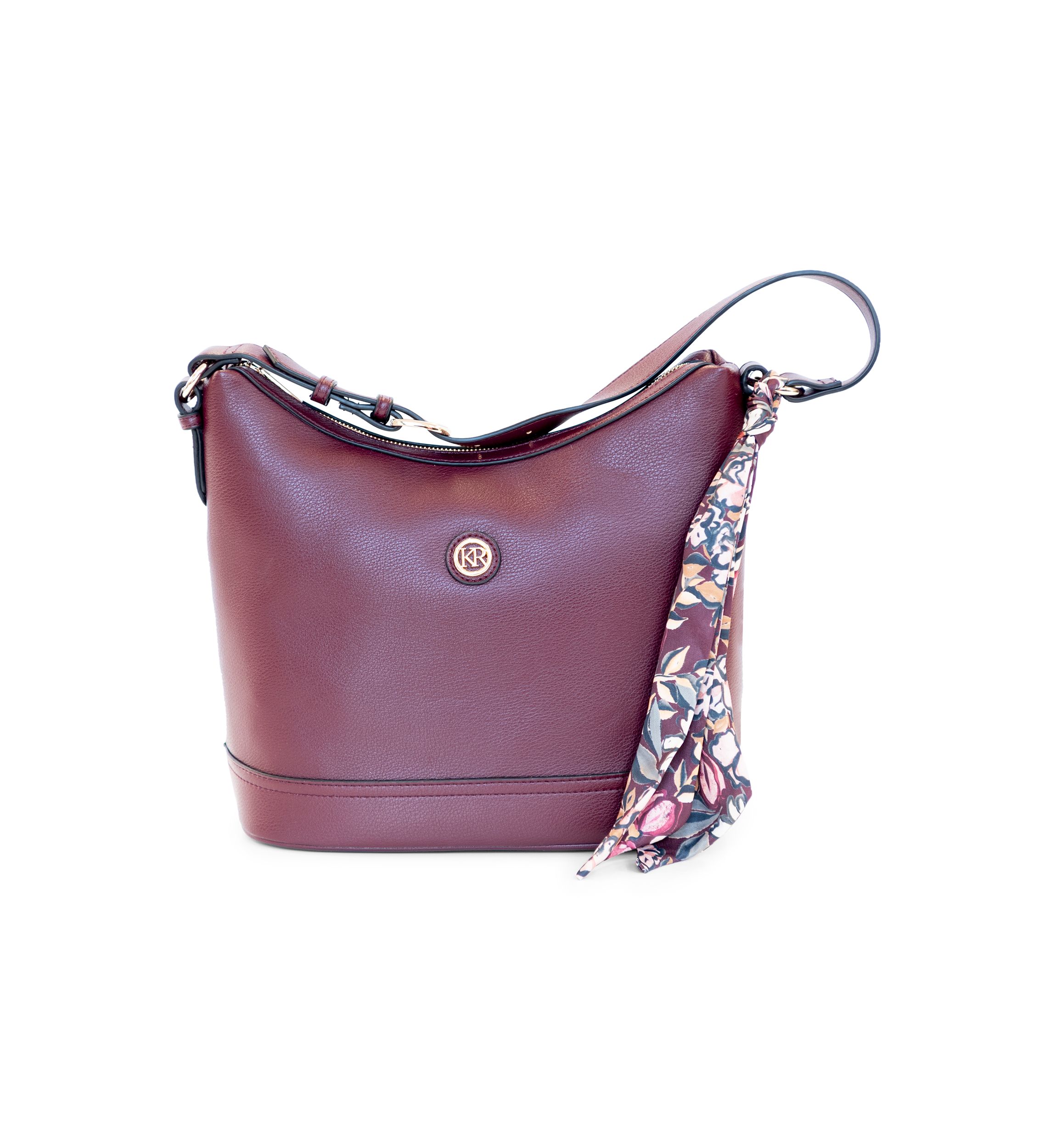 Pebble Hobo with Scarf Bag