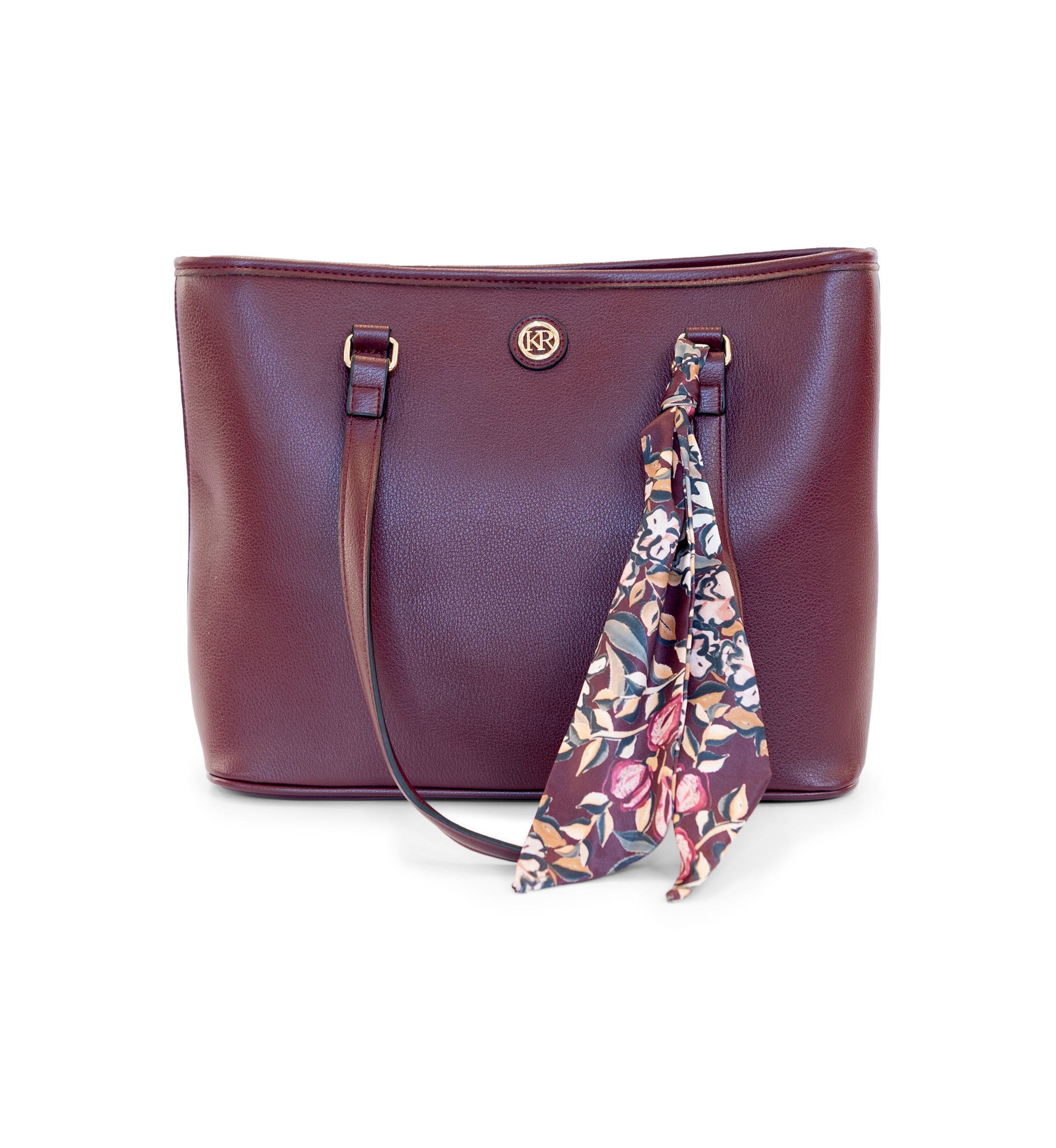 Pebble Tote with Scarf