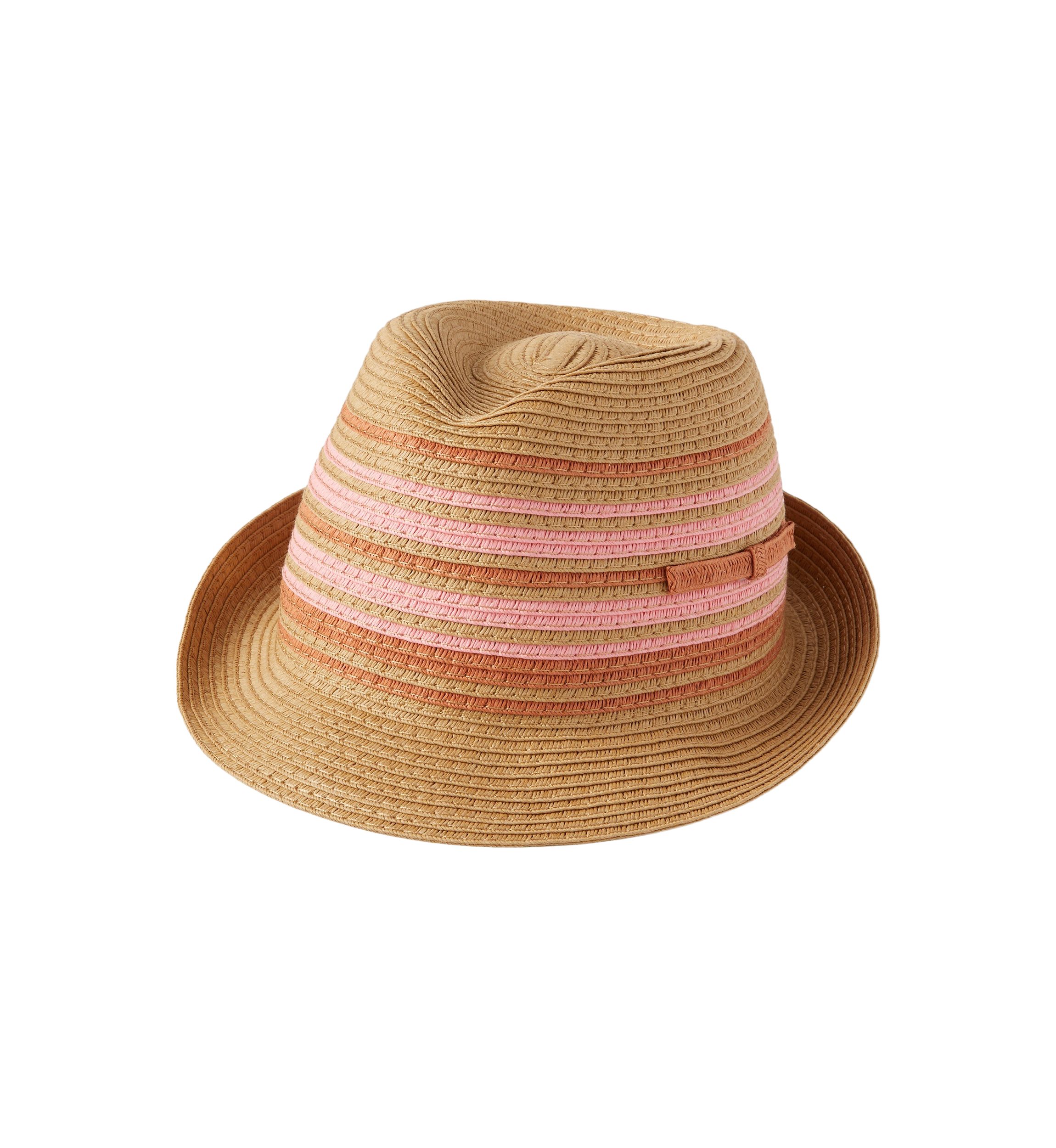 Womens Varigated Stripe Fedora