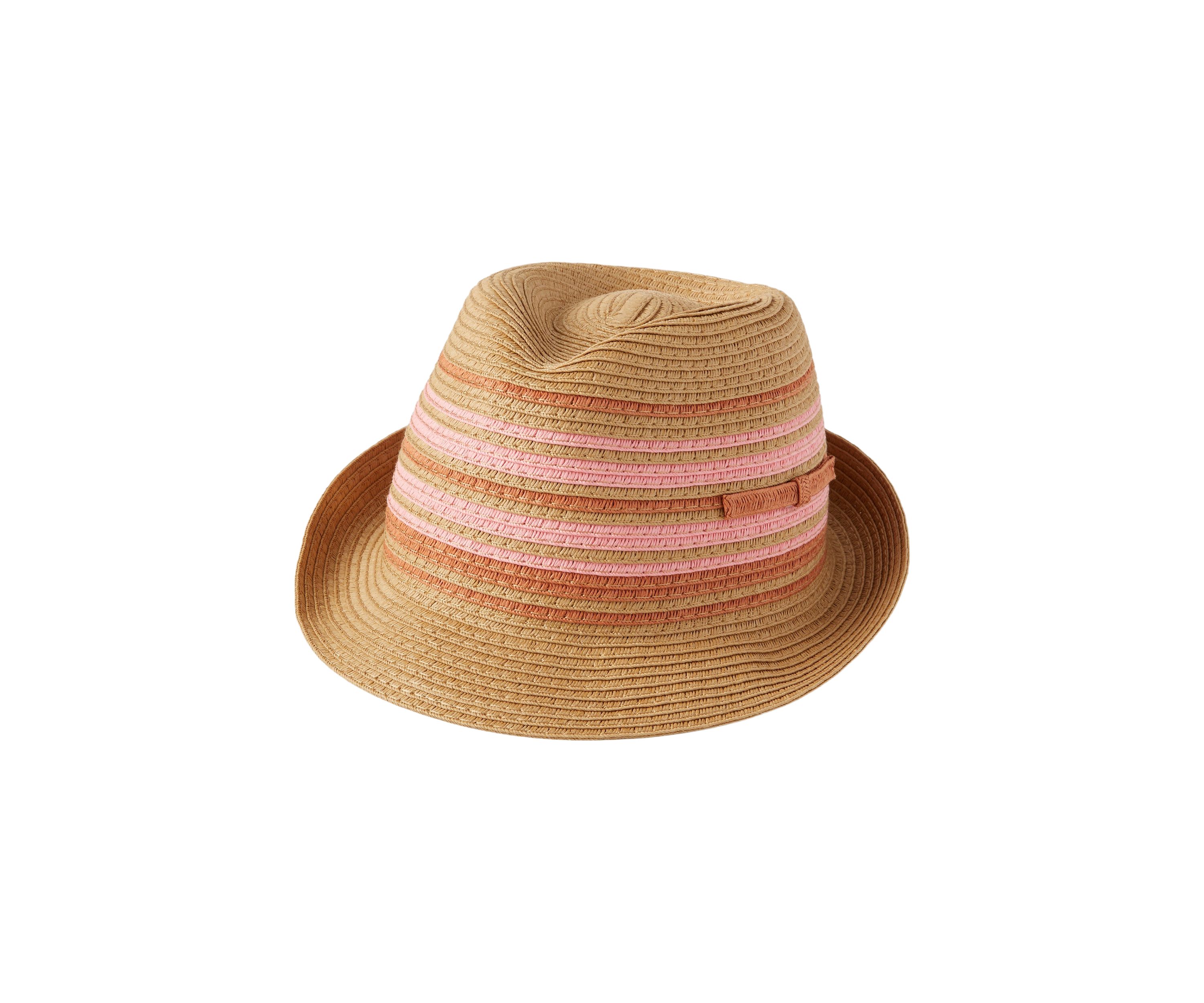 Womens Varigated Stripe Fedora