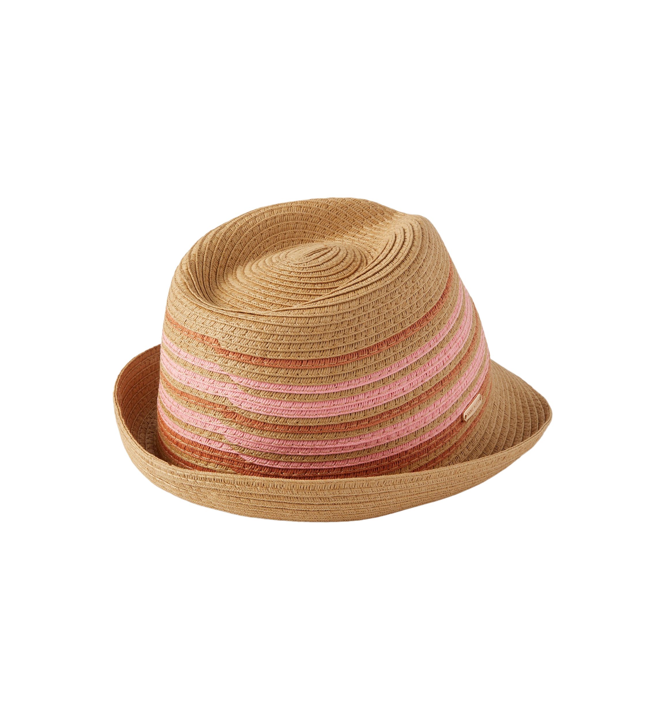 Womens Varigated Stripe Fedora