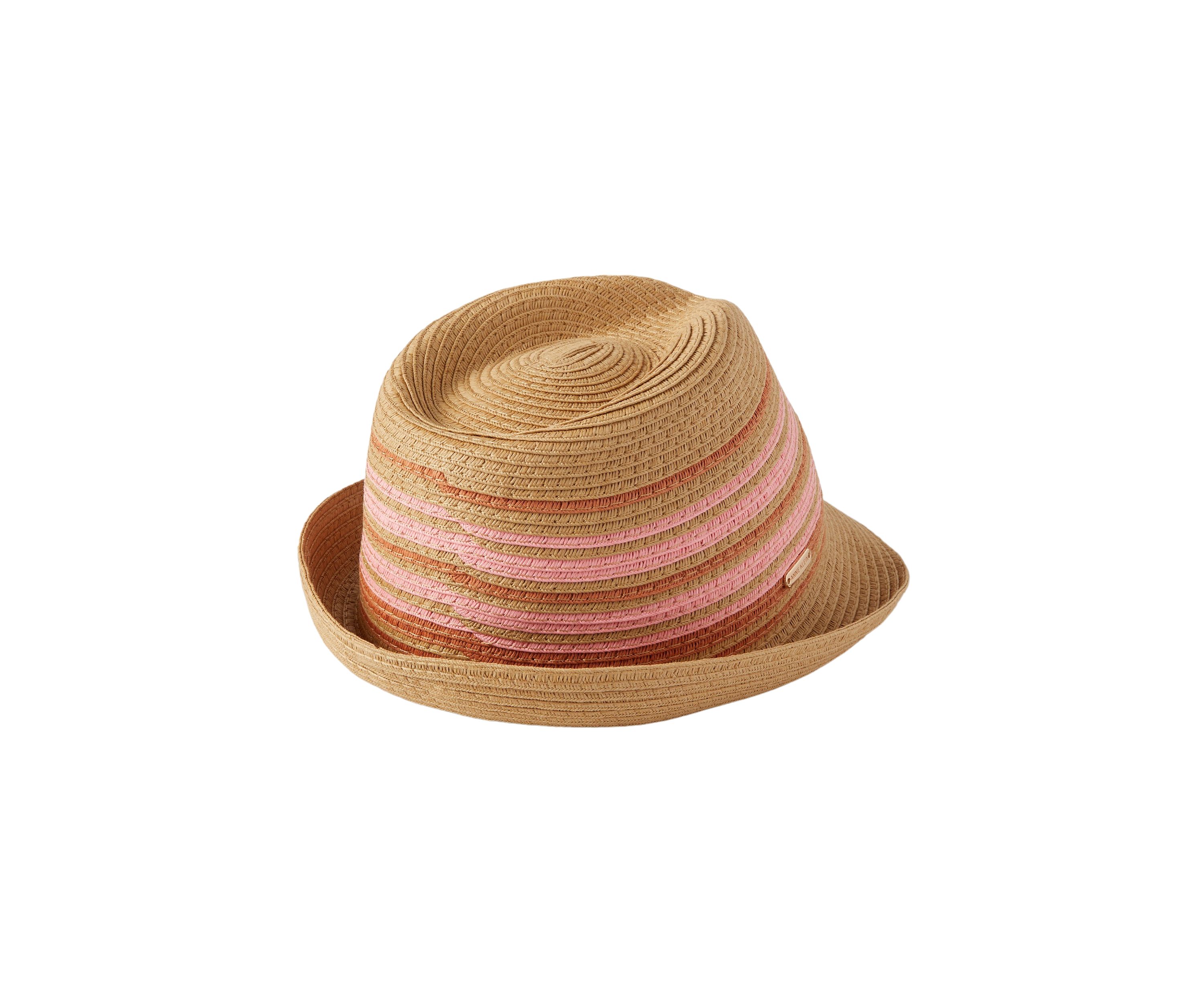 Womens Varigated Stripe Fedora
