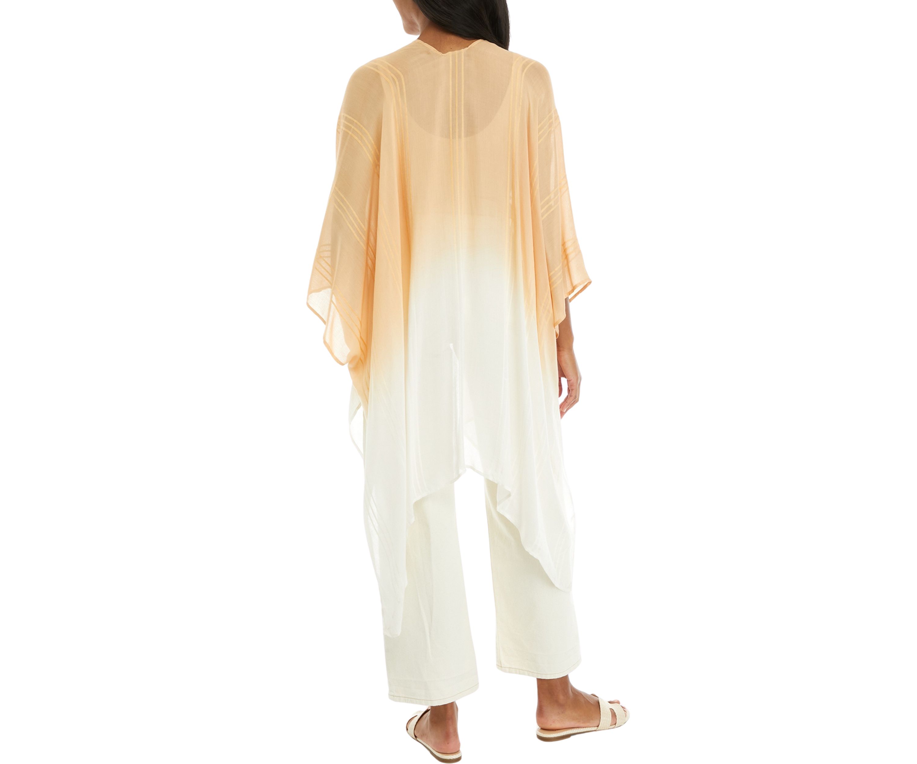Ombré Slub Ruana