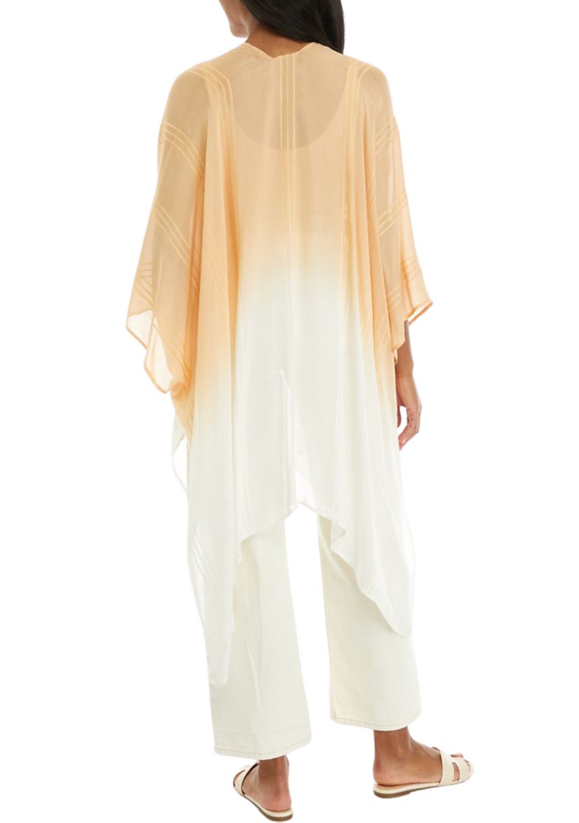 Ombré Slub Ruana
