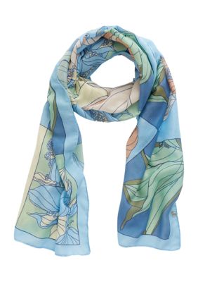 Women's Picture Pefect Floral Printed Oblong Scarf