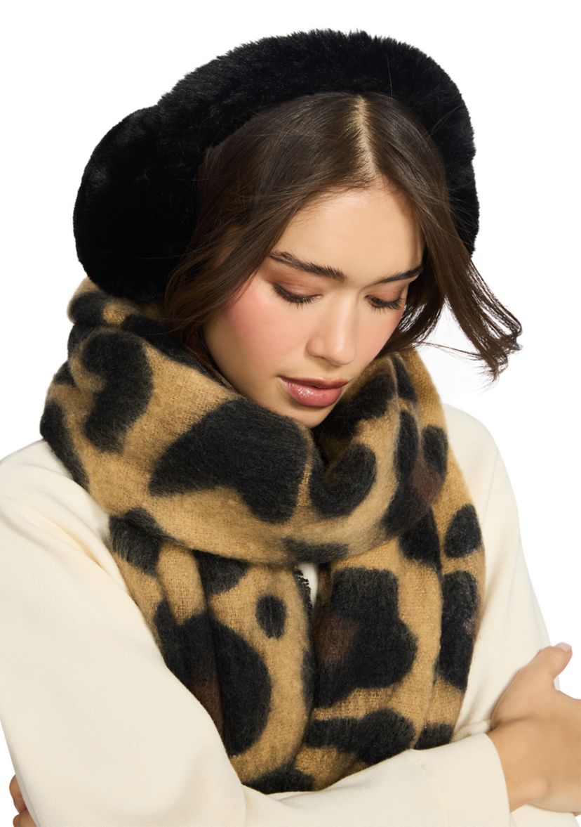 Steve Madden 2-Piece Earmuff and Scarf Set | Belk display picture 1