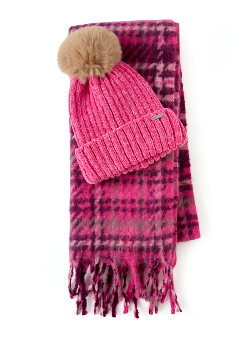 2-Piece Box Set - Chenille Beanie