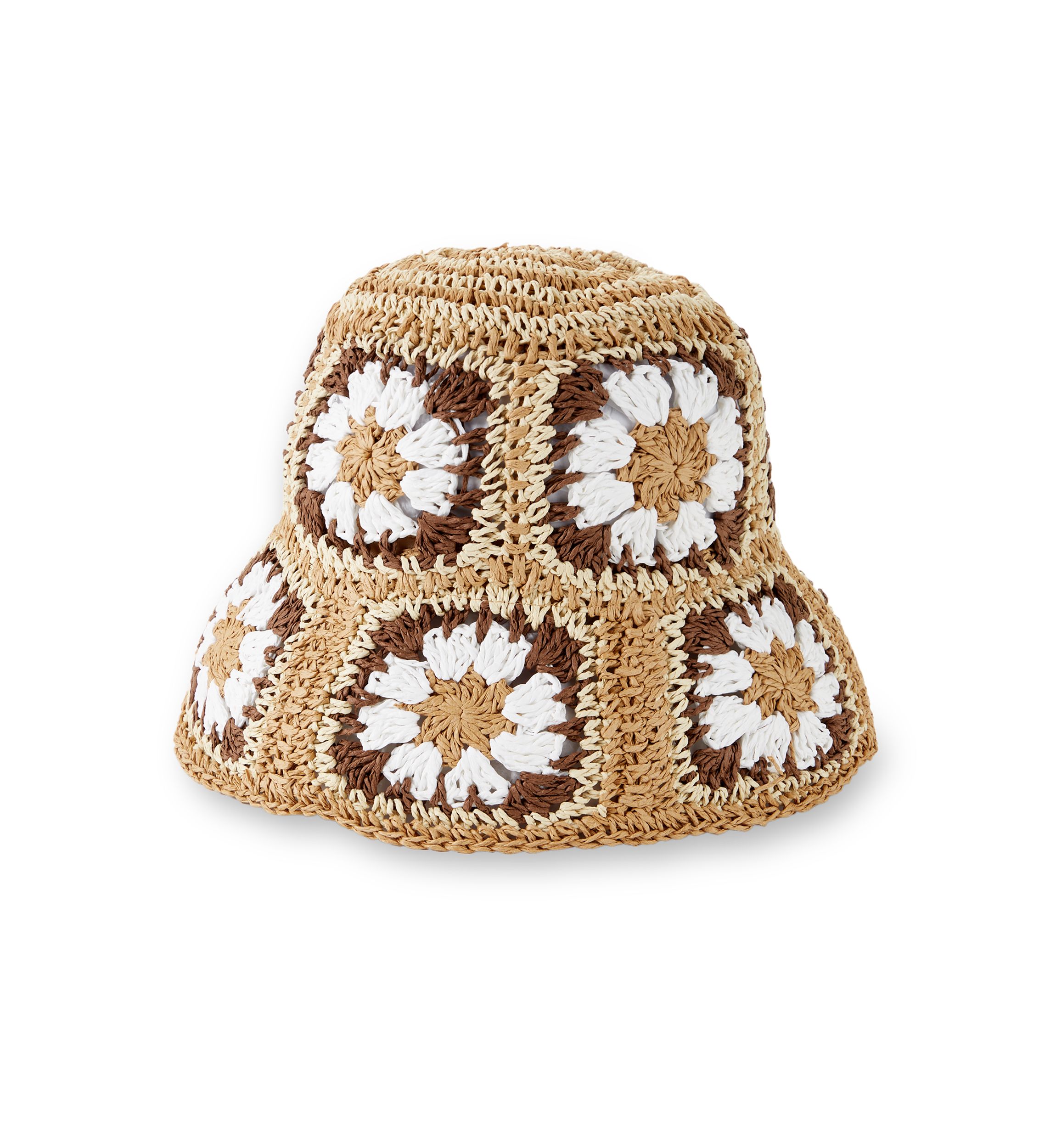 Steve Madden Bright Nomad Straw Bucket Hat | Belk display picture 2
