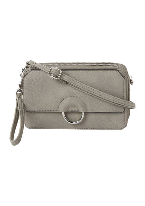 Kim Rogers Small Leather Wristlet Handbag