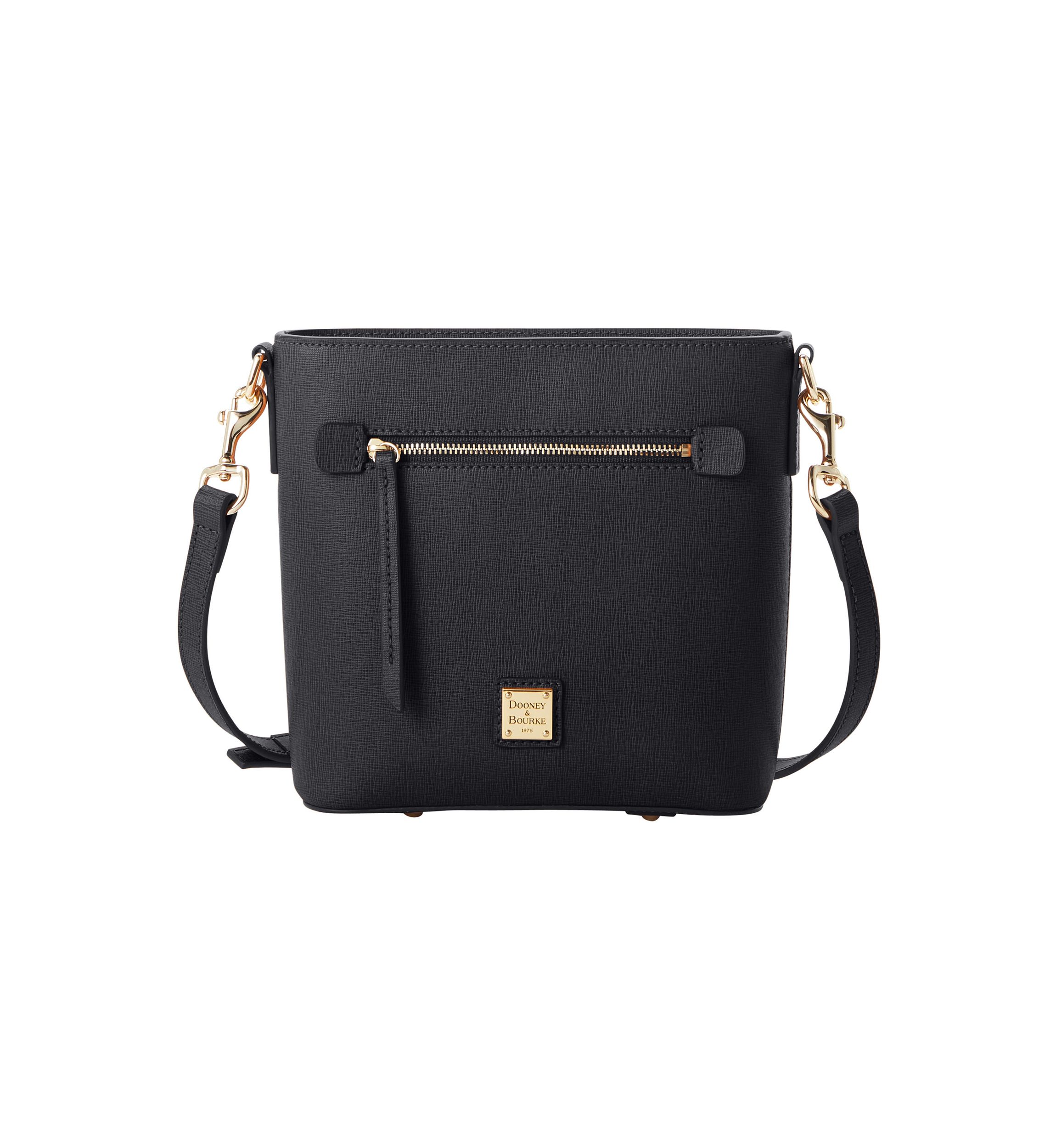 Saffiano Small Zip Crossbody Bag