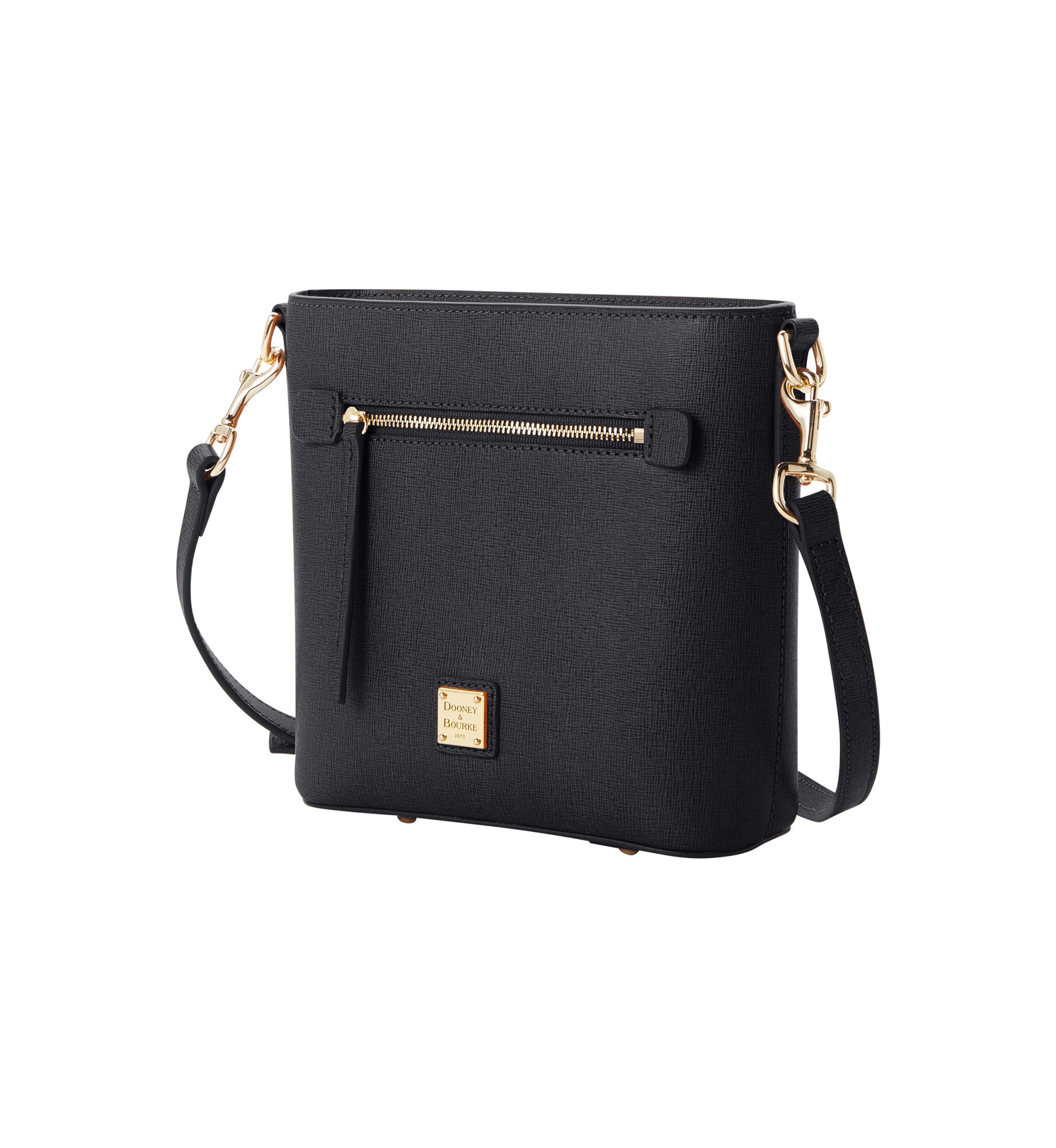 Saffiano Small Zip Crossbody Bag