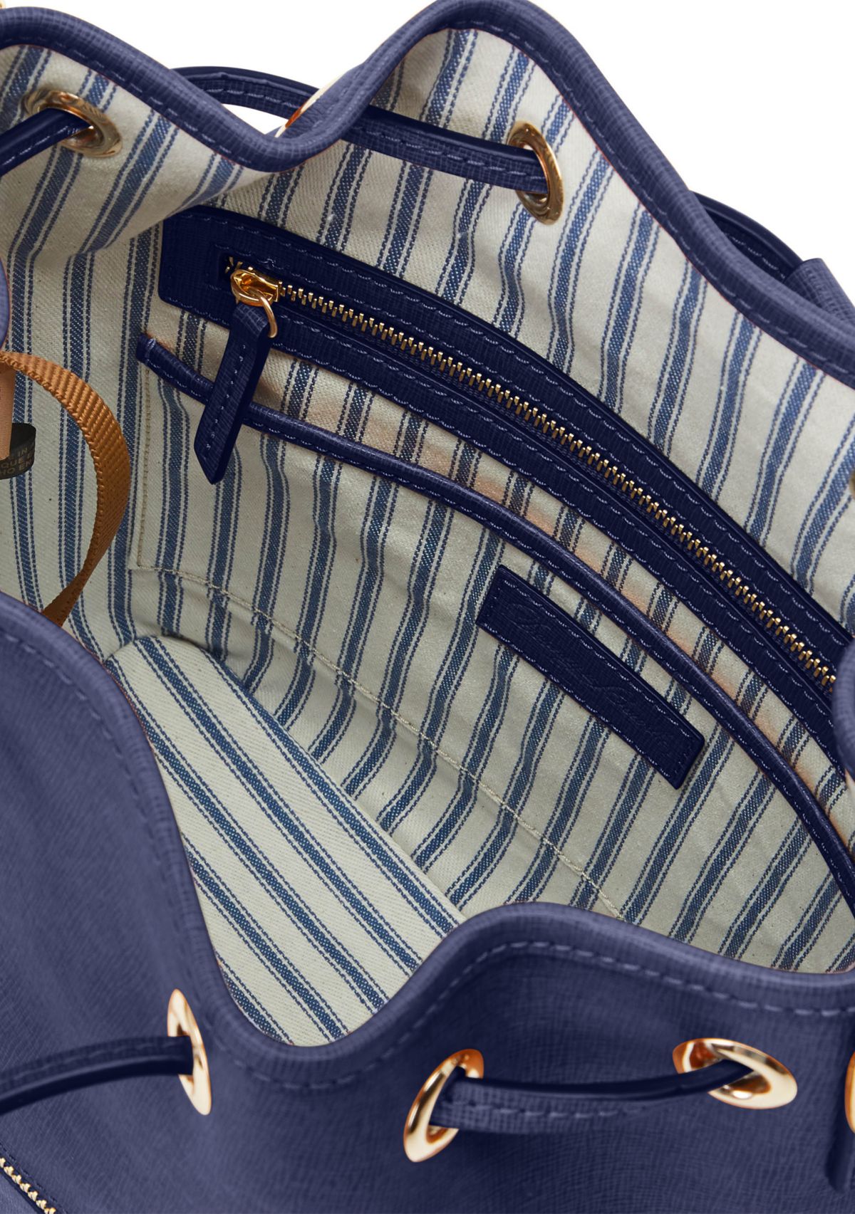 Saffiano Drawstring Travel Bag