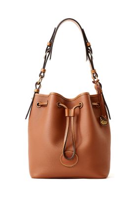 Dooney Bourke All Weather Leather 3.0 Drawstring Shoulder Bag 26 belk