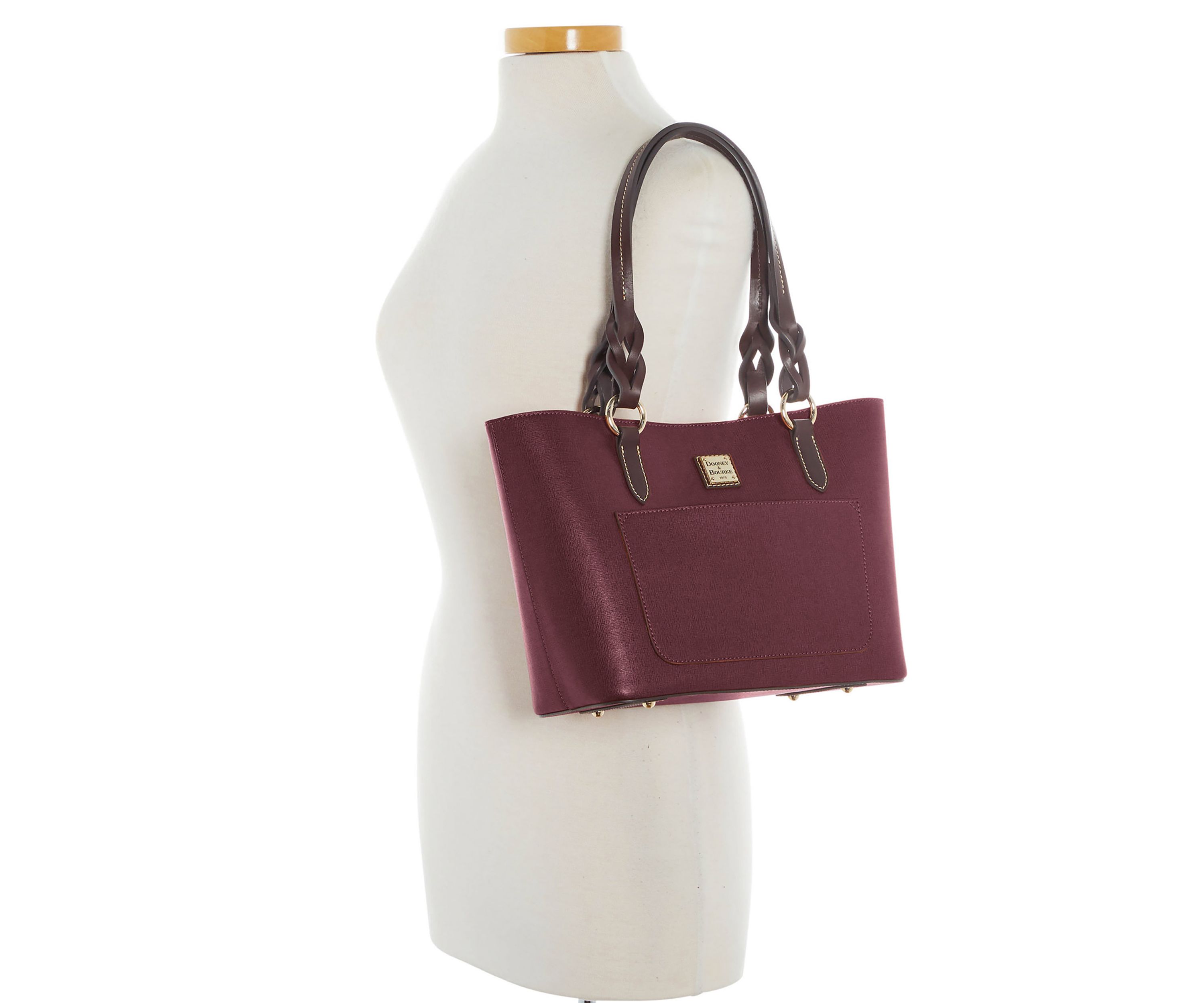 Dooney And Bourke Saffiano Zip Borsa a tracolla da donna nera