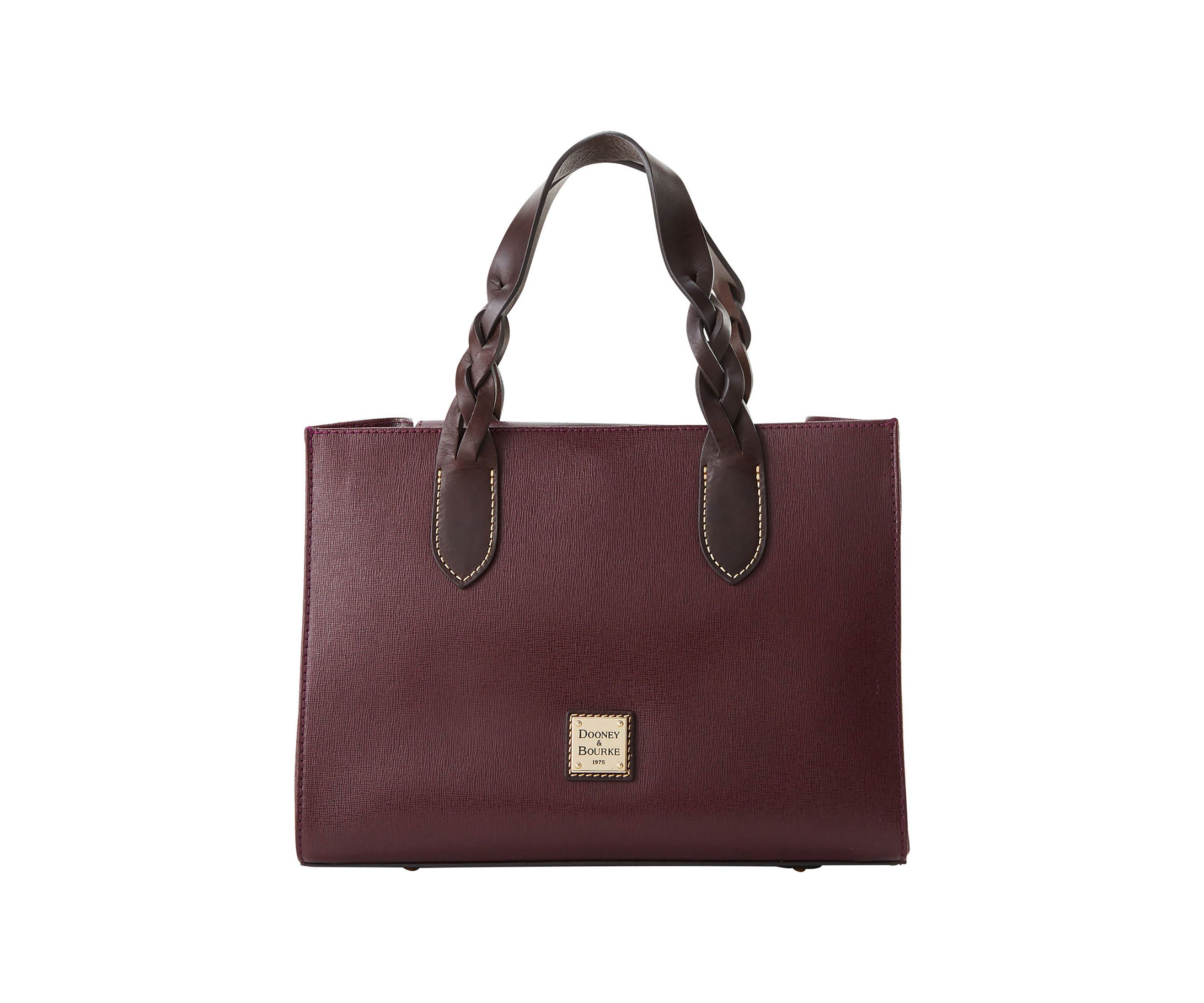 Saffiano Trim Satchel 
