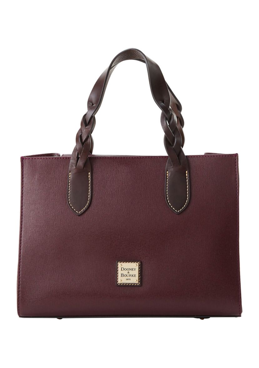 Saffiano Trim Satchel 