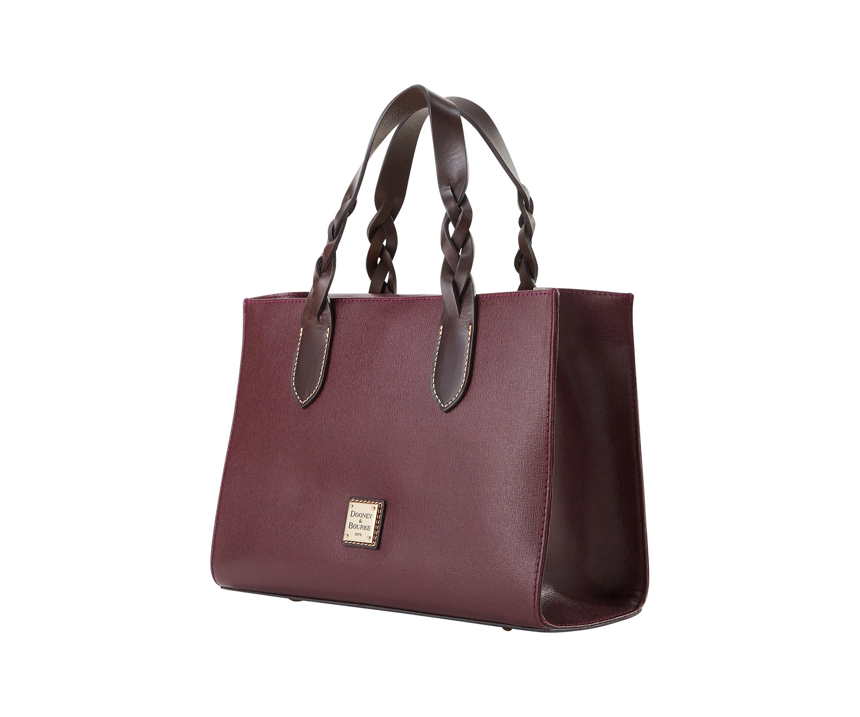 Saffiano Trim Satchel 