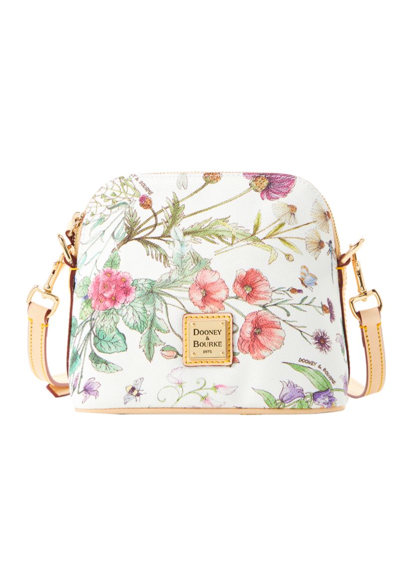 Botanical Domed Zip Crossbody