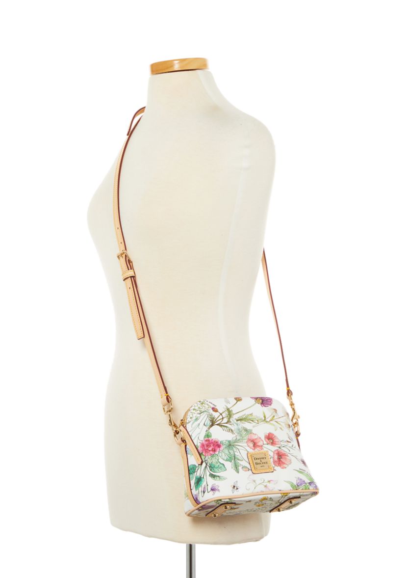 Botanical Domed Zip Crossbody