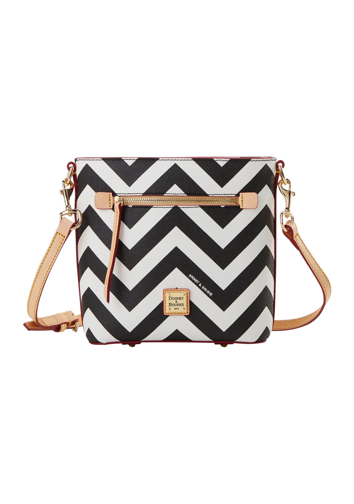 Chevron Small Zip Crossbody Bag