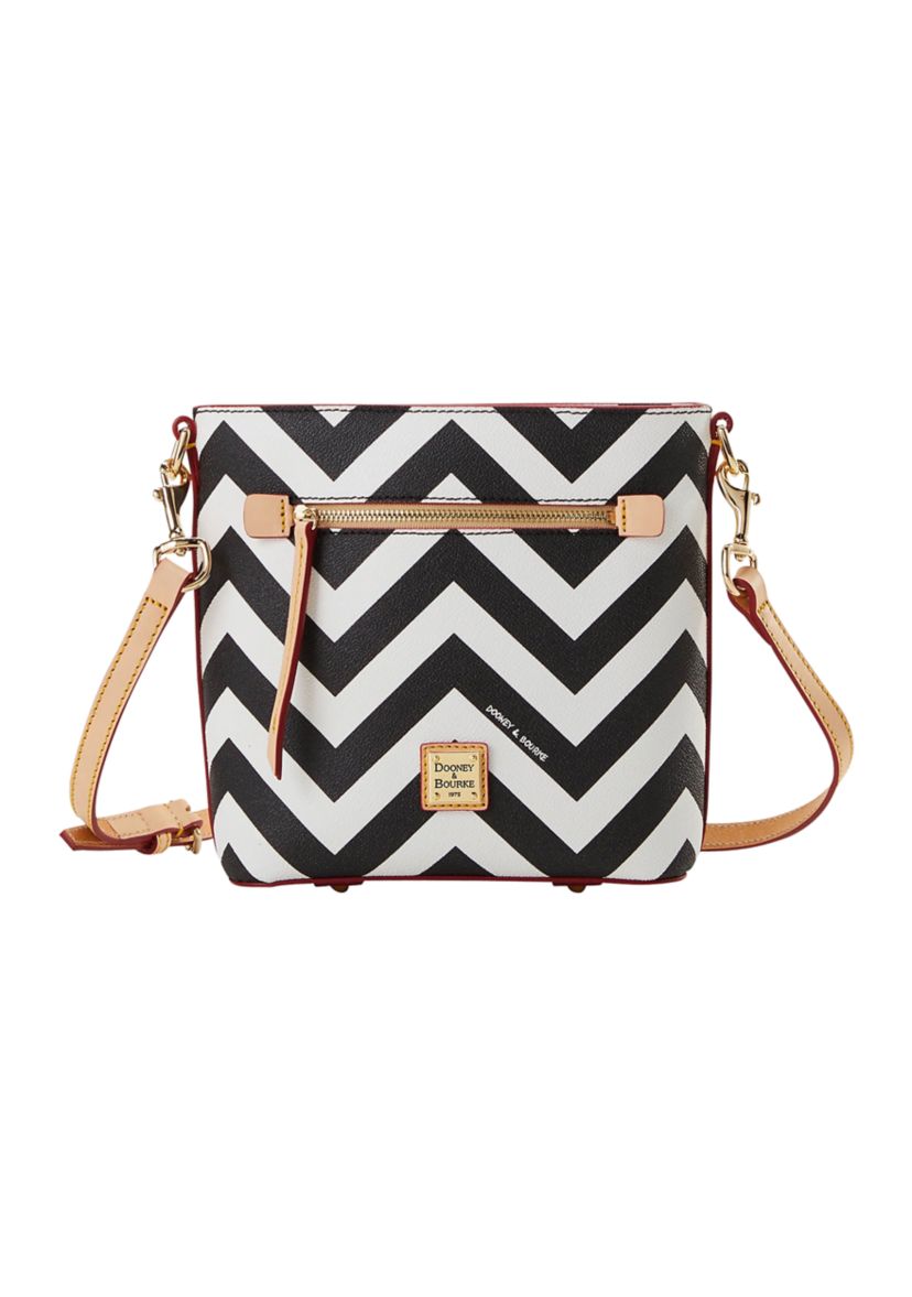Chevron Small Zip Crossbody Bag
