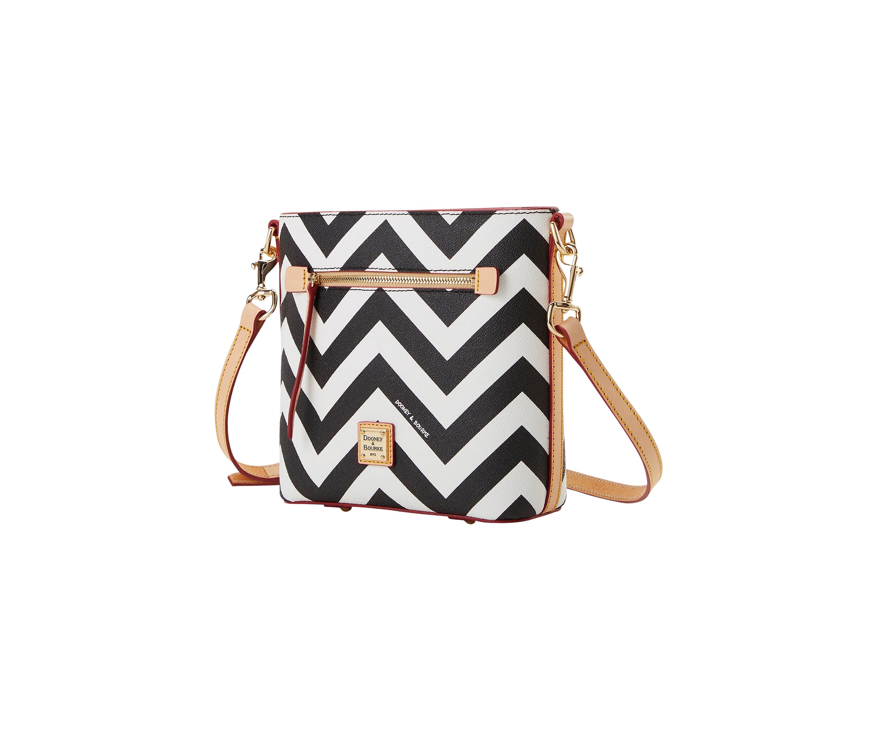 Chevron Small Zip Crossbody Bag