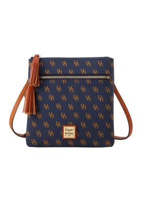 Dooney & Bourke Gretta Double Zip Crossbody Bag, Navy Blue -  0196546188101