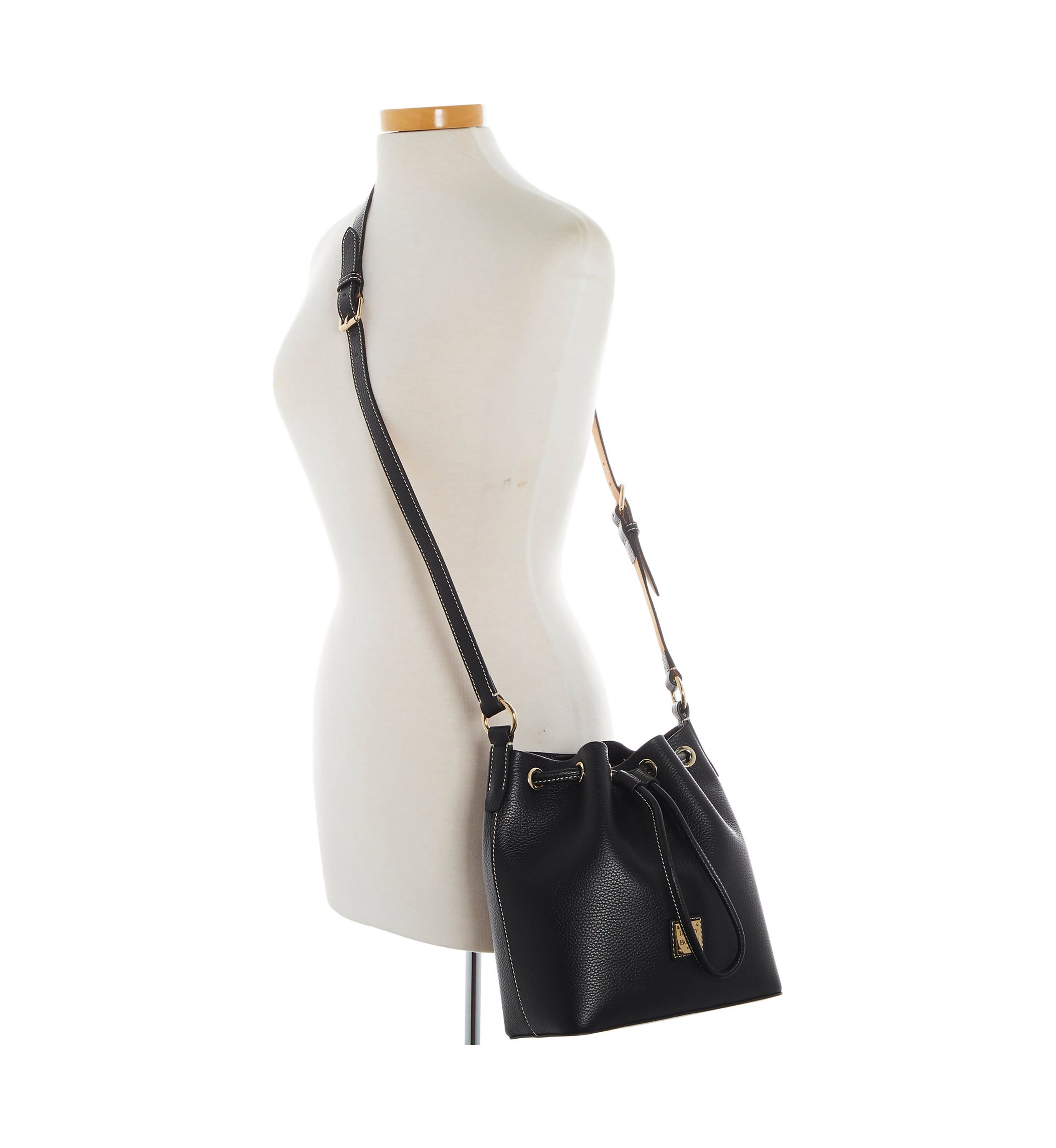 Lucca Leather Drawstring Crossbody