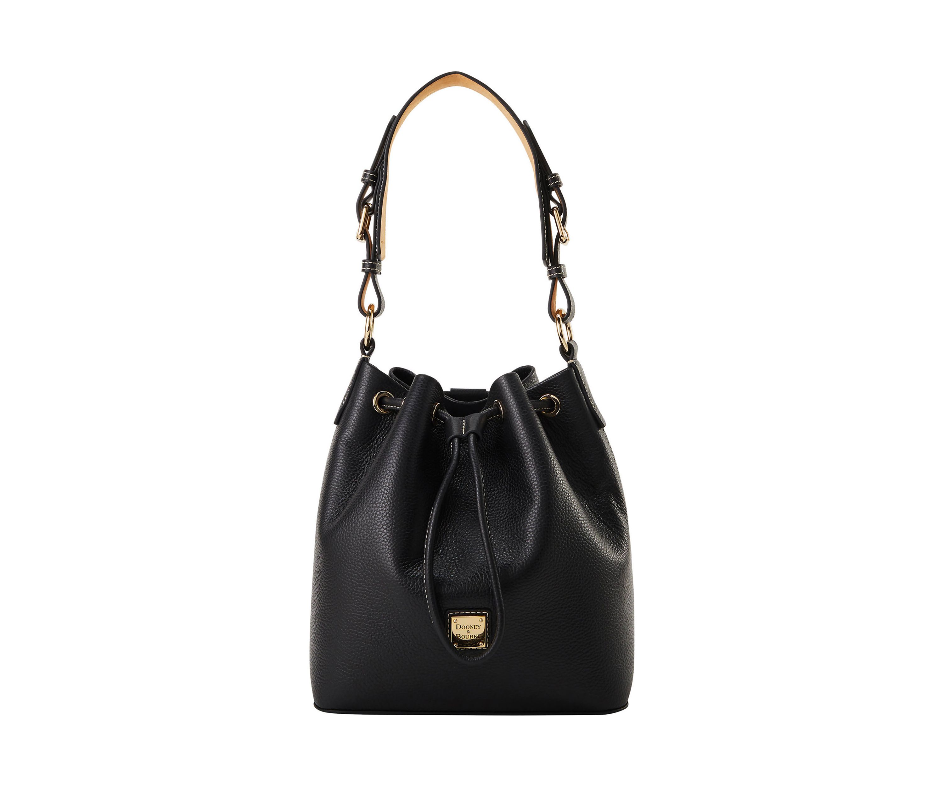 Lucca Leather Drawstring Shoulder Bag