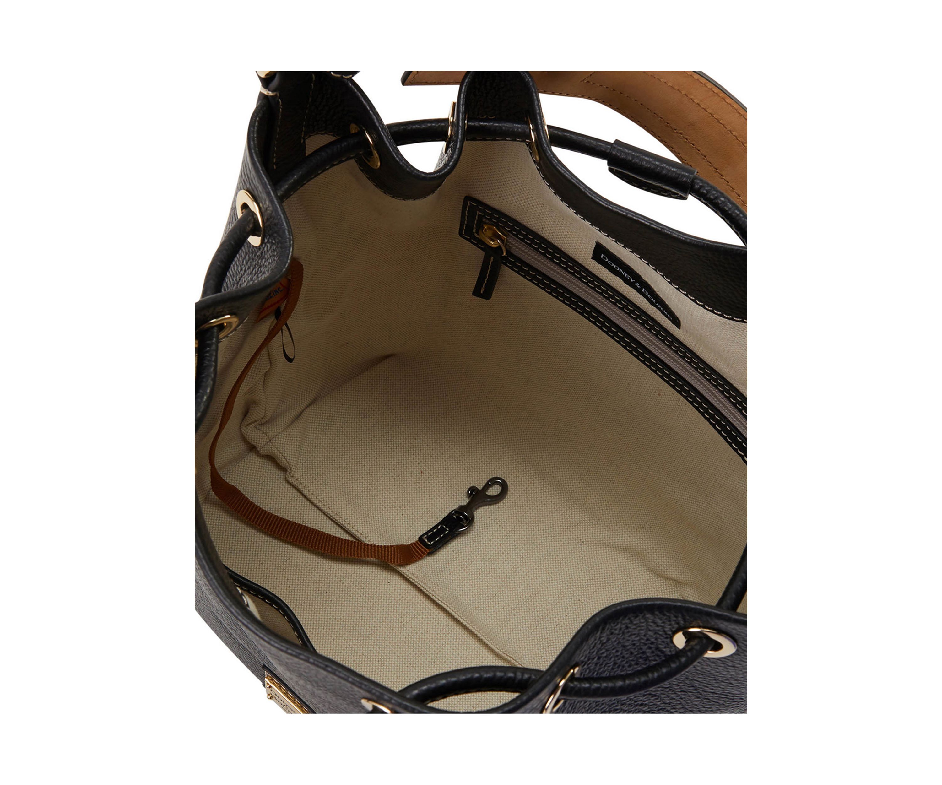 Lucca Leather Drawstring Shoulder Bag