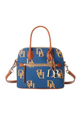 Dooney & Bourke Monogram Barrel Satchel