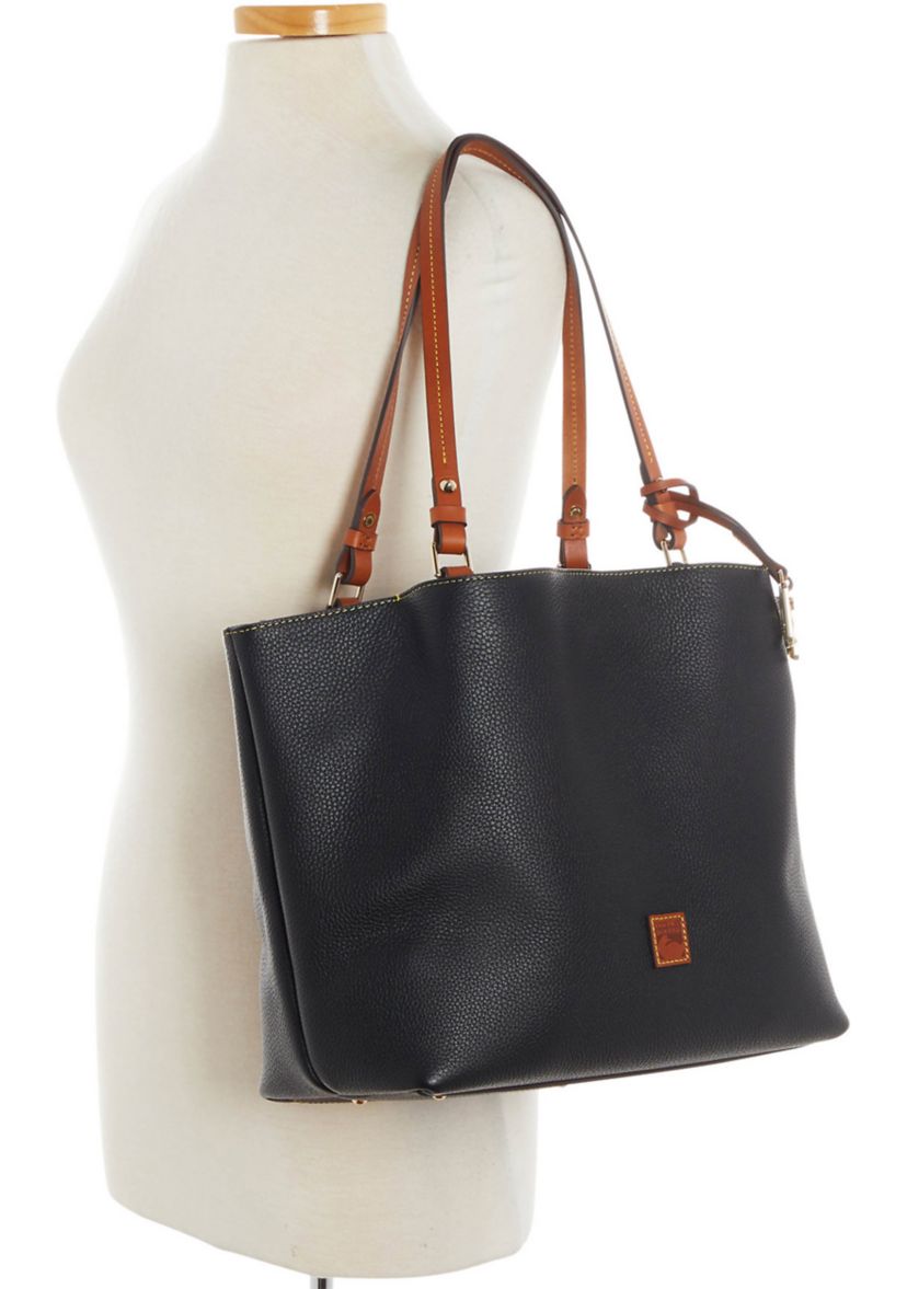 Pebble Grain Flynn Shoulder Bag