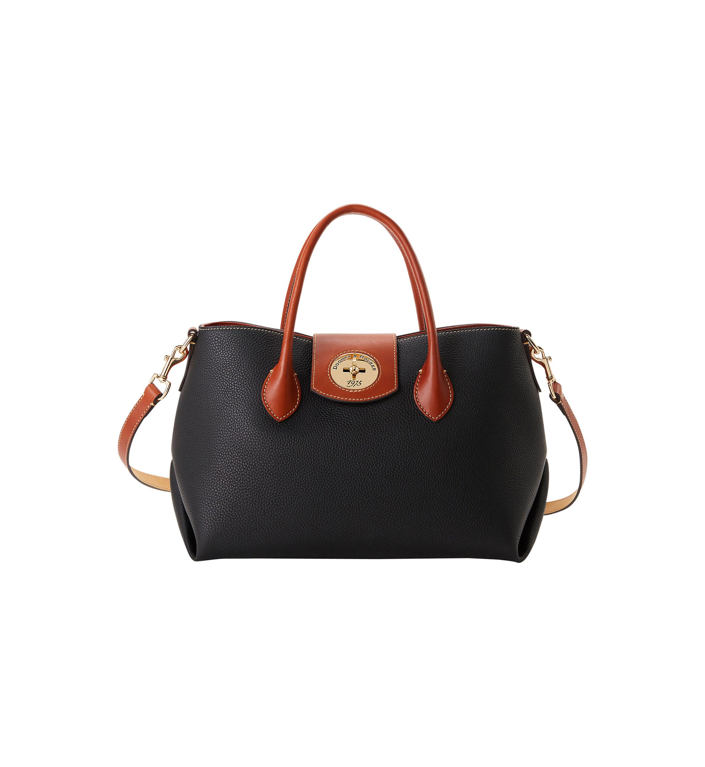 Turnlock Handle Tote Bag 