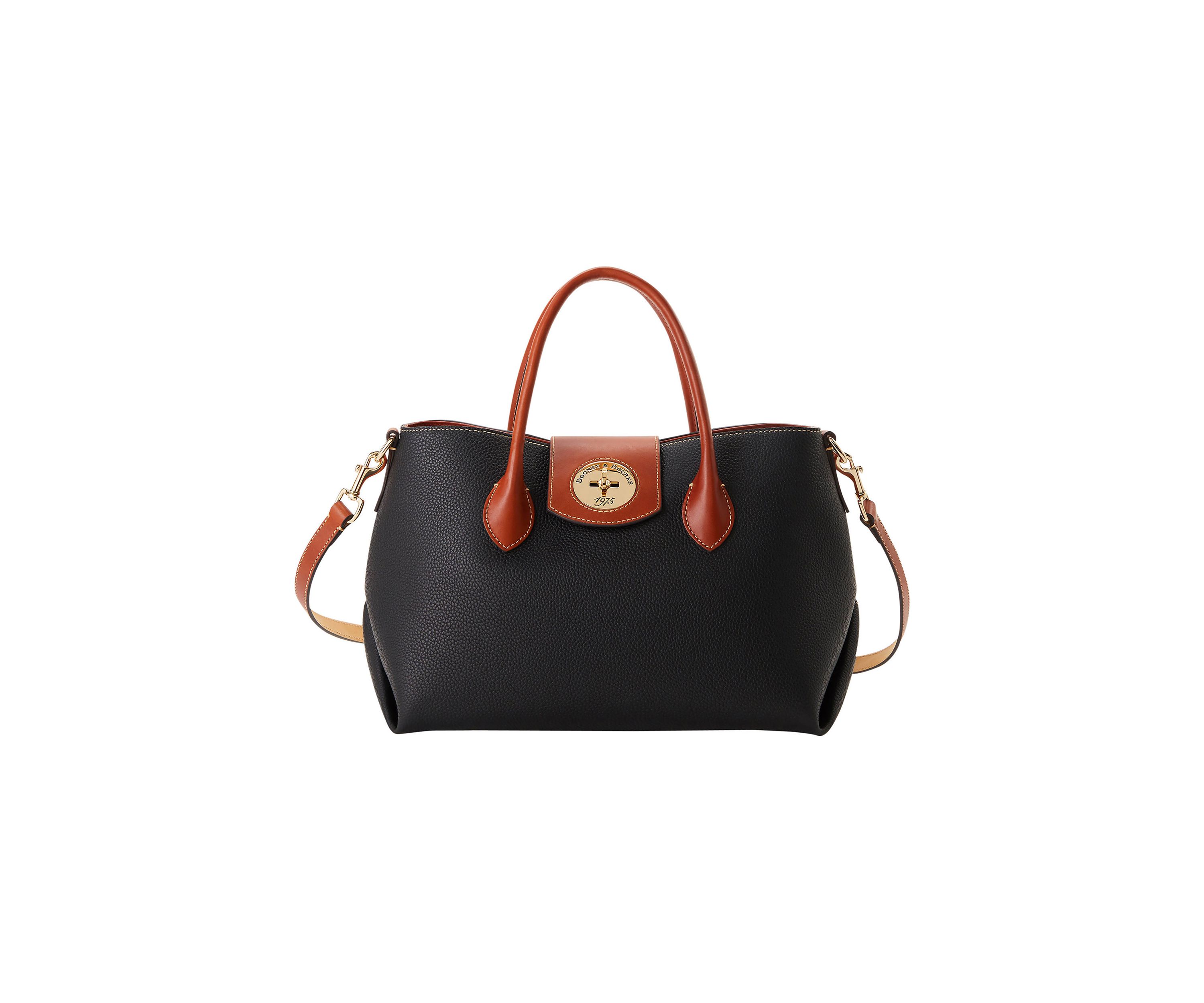 Turnlock Handle Tote Bag 