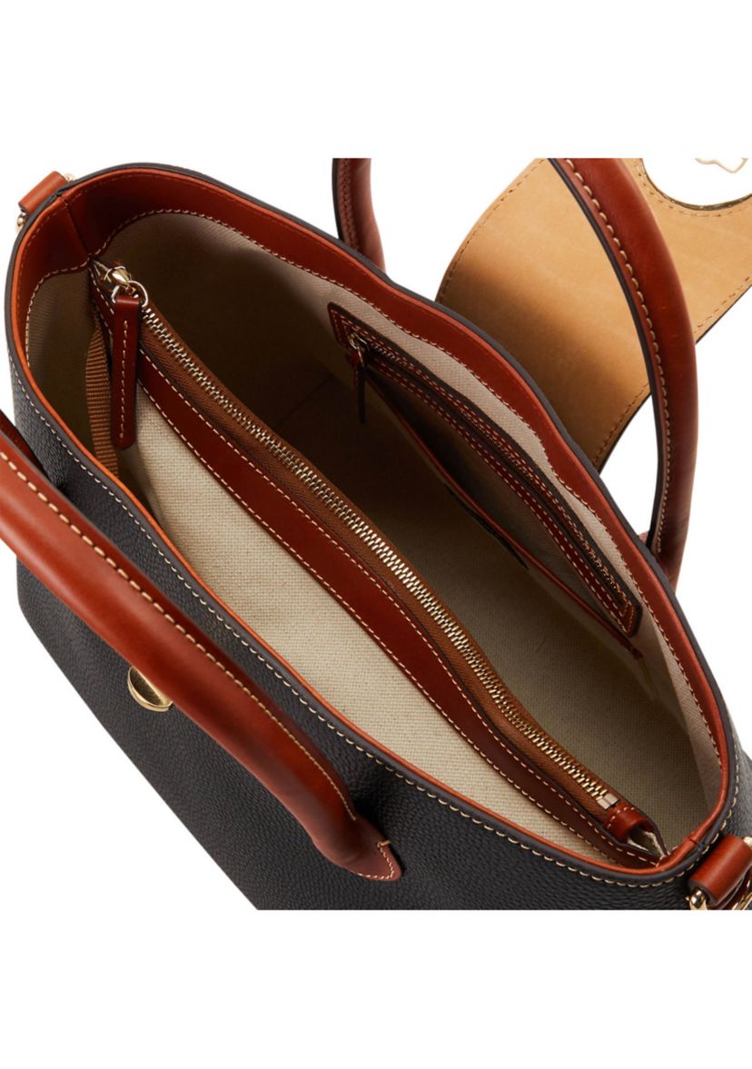 Turnlock Handle Tote Bag 