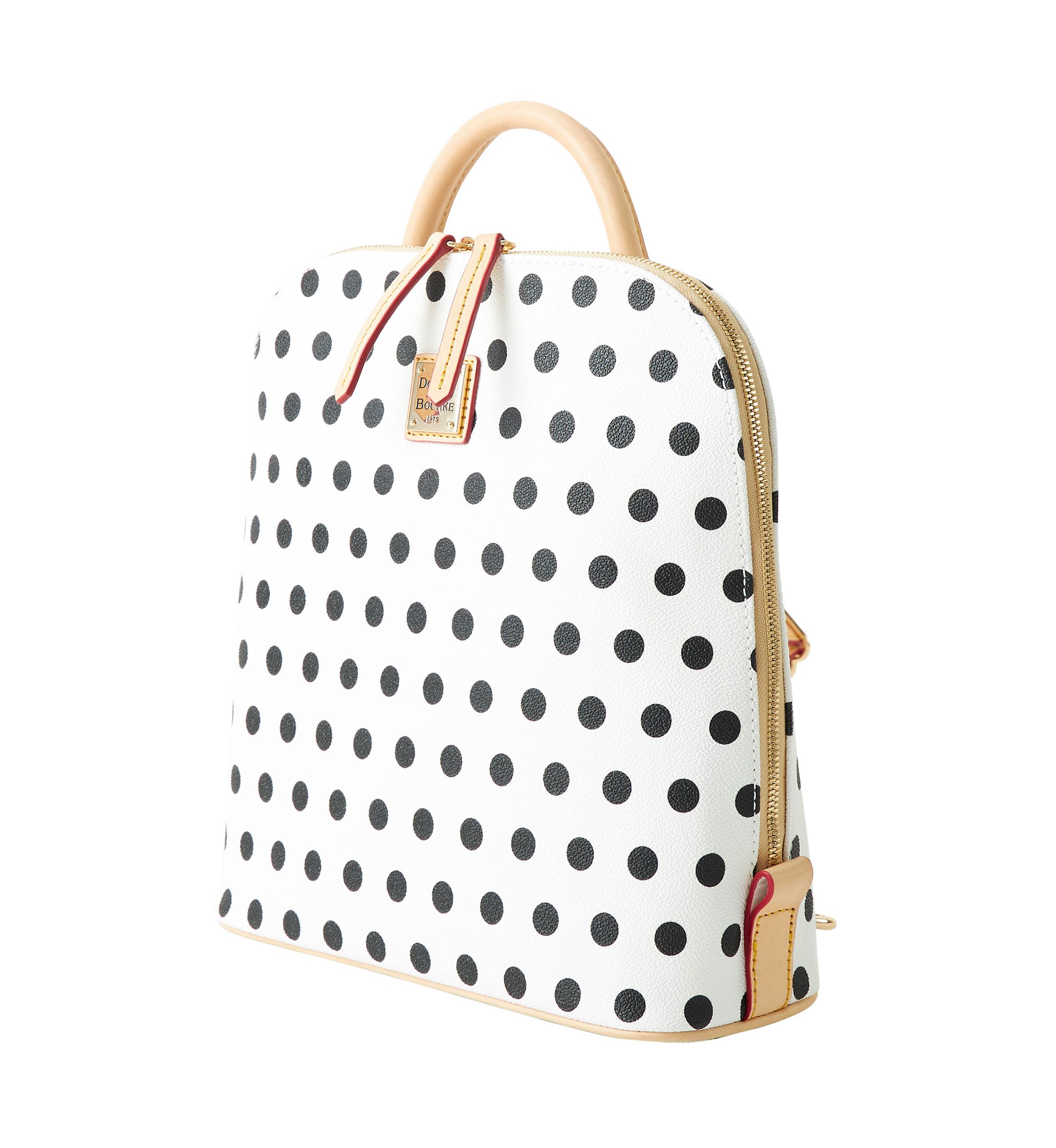Dooney & Bourke Polka Dot Zip Backpack | Belk display picture 3