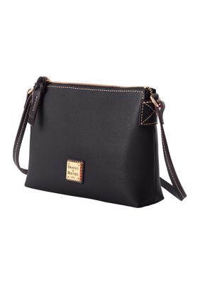 Dooney Bourke Saffiano Collection Pouchette Crossbody Bag - Black