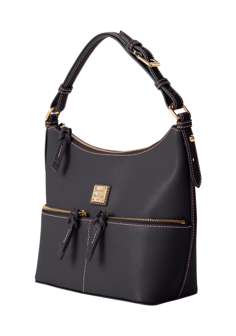 Saffiano Small Pocket Sac Handbag