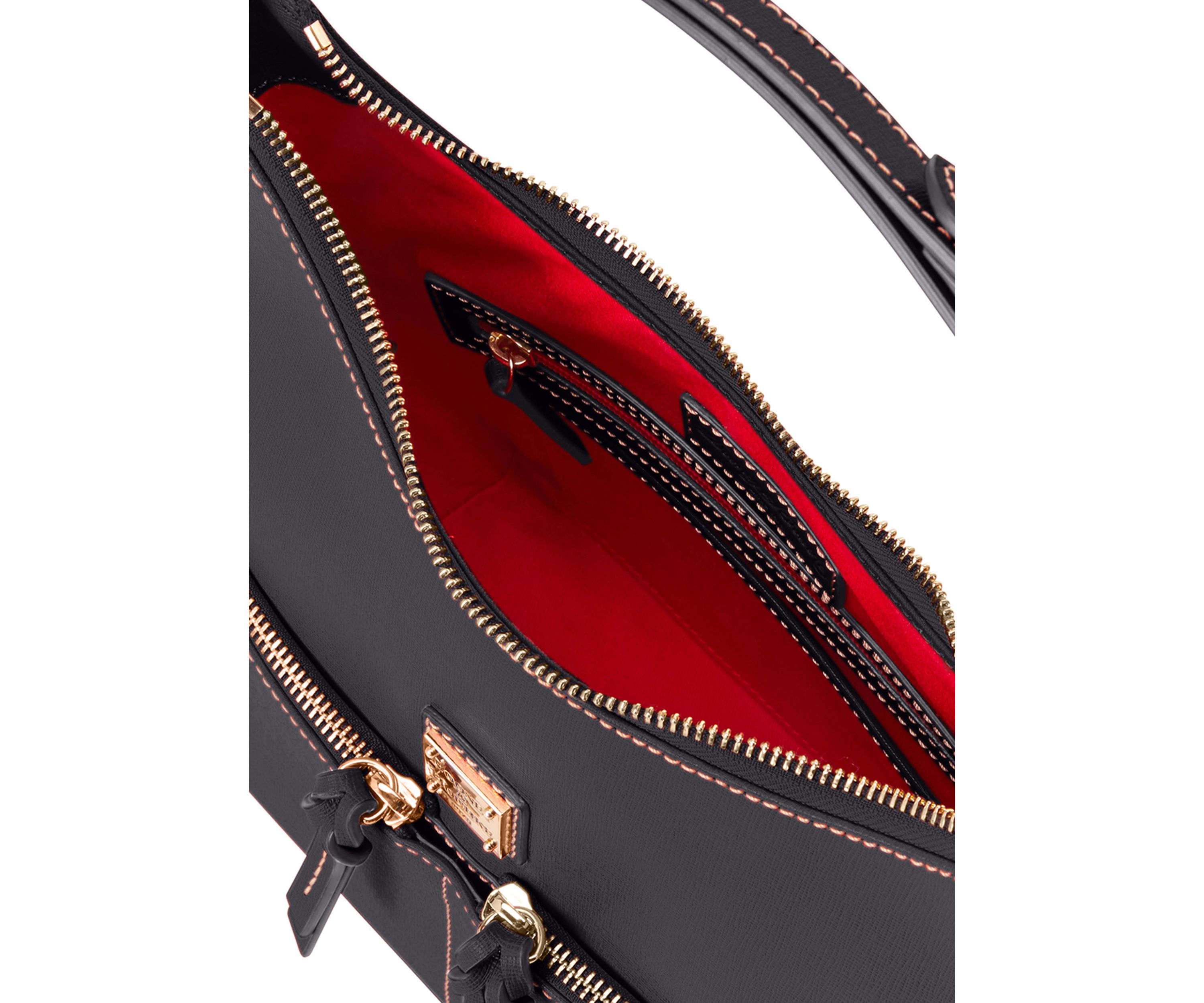 Saffiano Small Pocket Sac Handbag