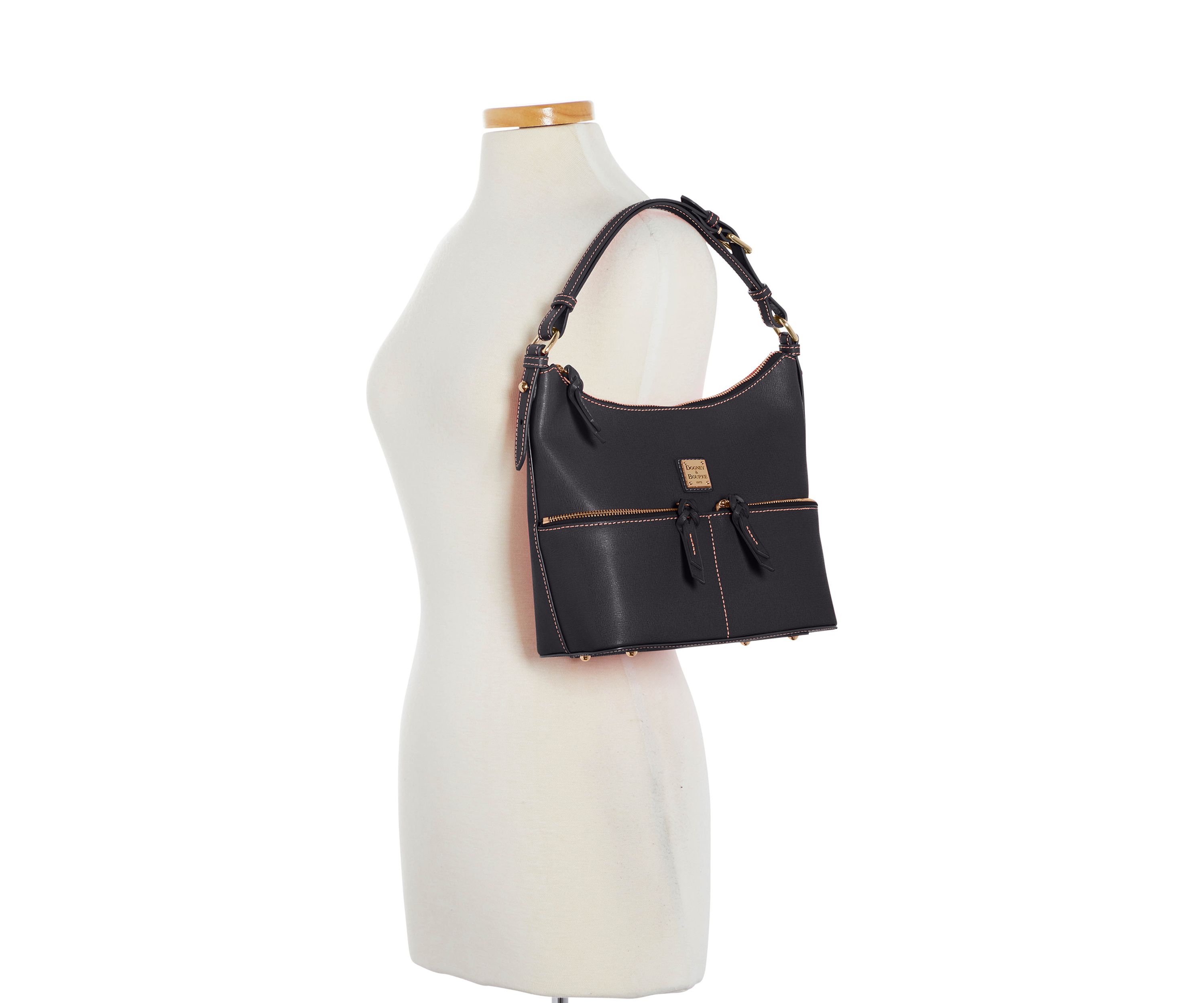 Saffiano Small Pocket Sac Handbag
