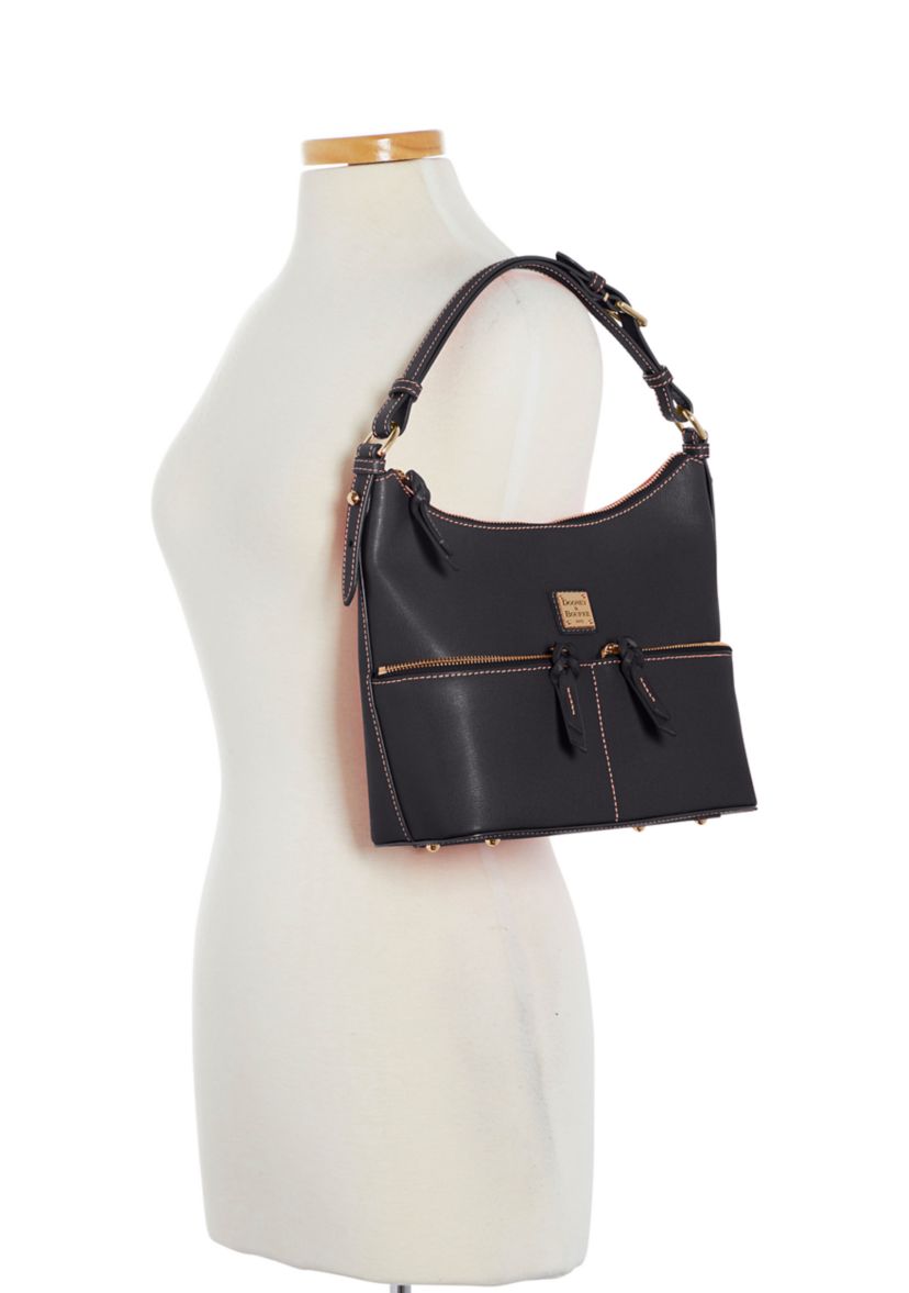 Saffiano Small Pocket Sac Handbag